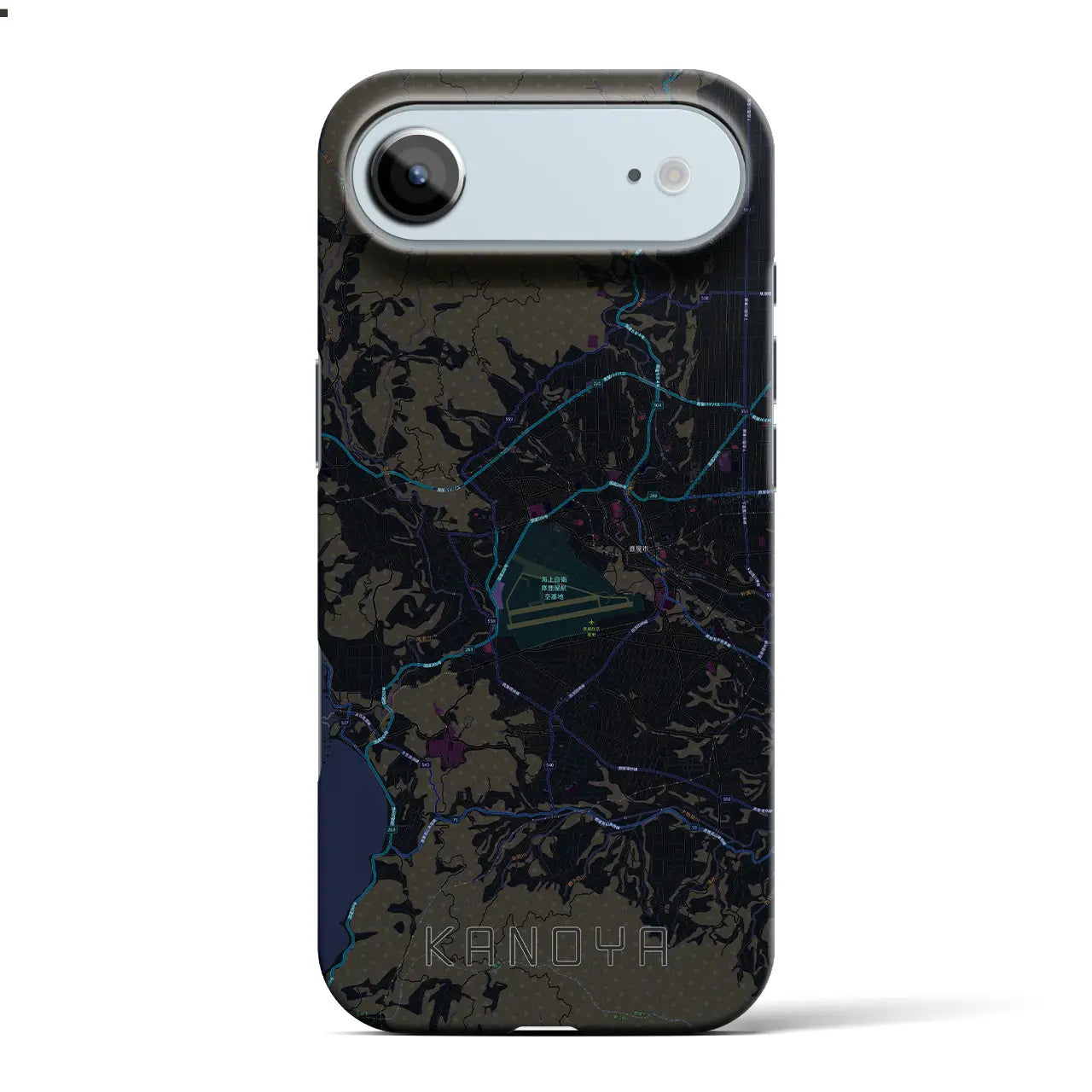 【鹿屋(鹿児島県)】地図柄iPhoneケース(バックカバータイプ)