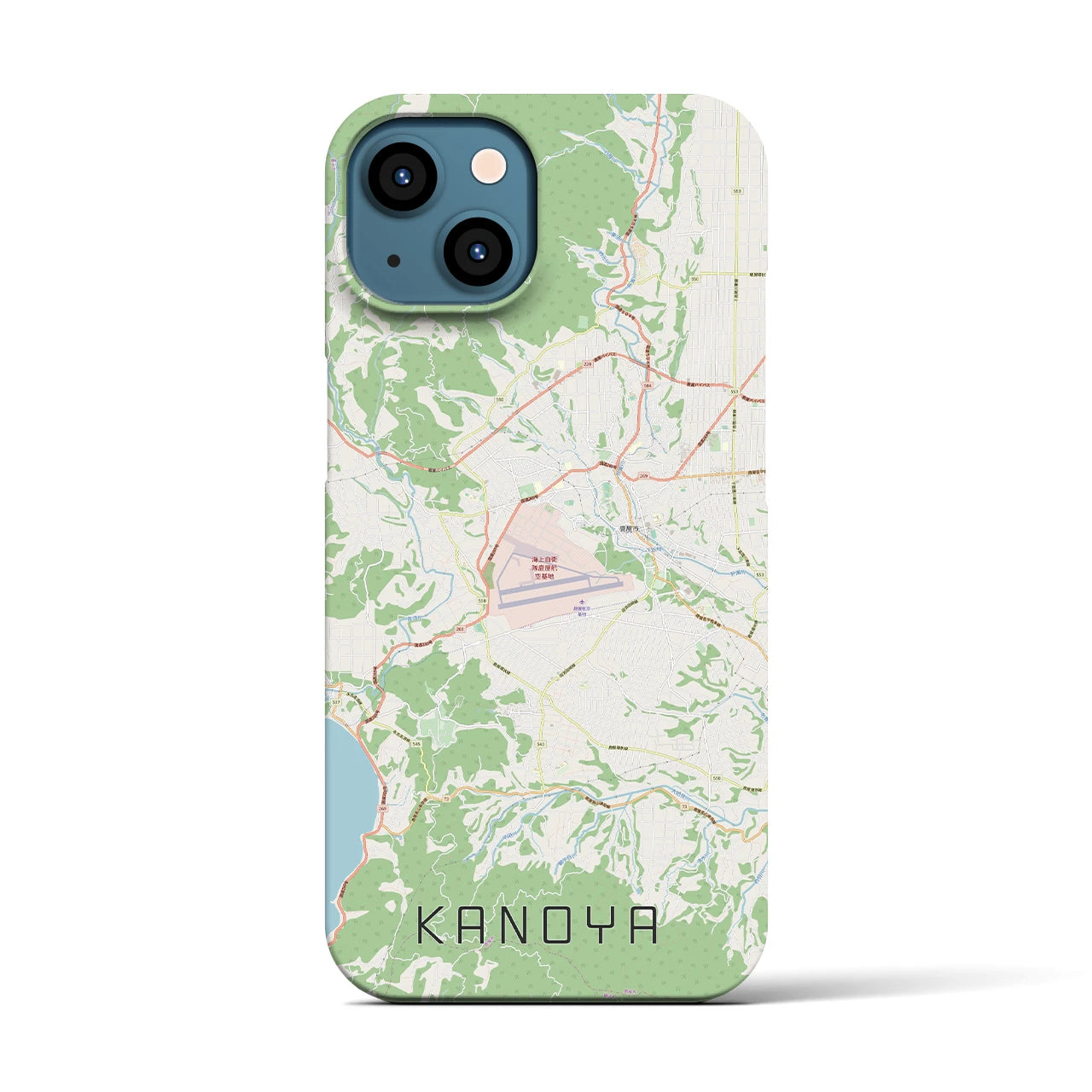 【鹿屋(鹿児島県)】地図柄iPhoneケース(バックカバータイプ)