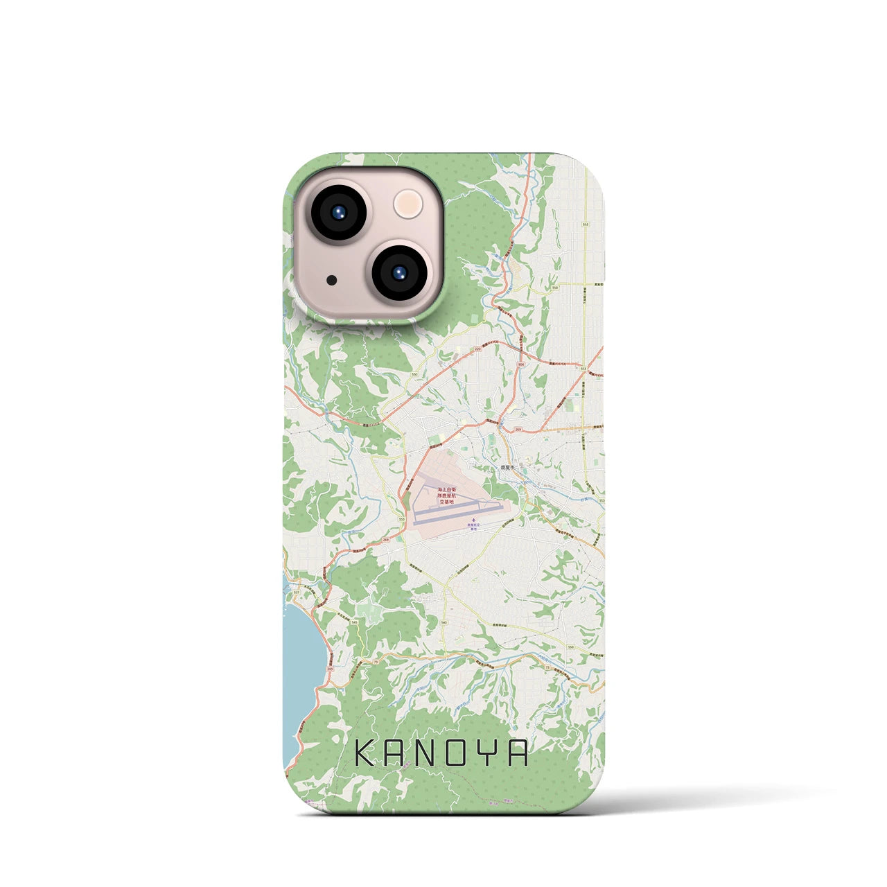 【鹿屋(鹿児島県)】地図柄iPhoneケース(バックカバータイプ)