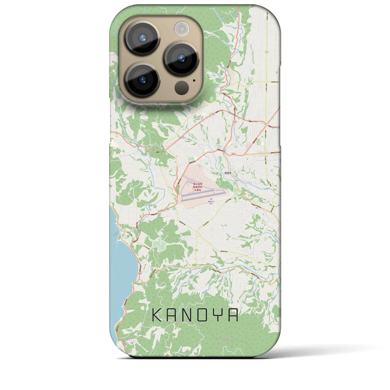 【鹿屋(鹿児島県)】地図柄iPhoneケース(バックカバータイプ)