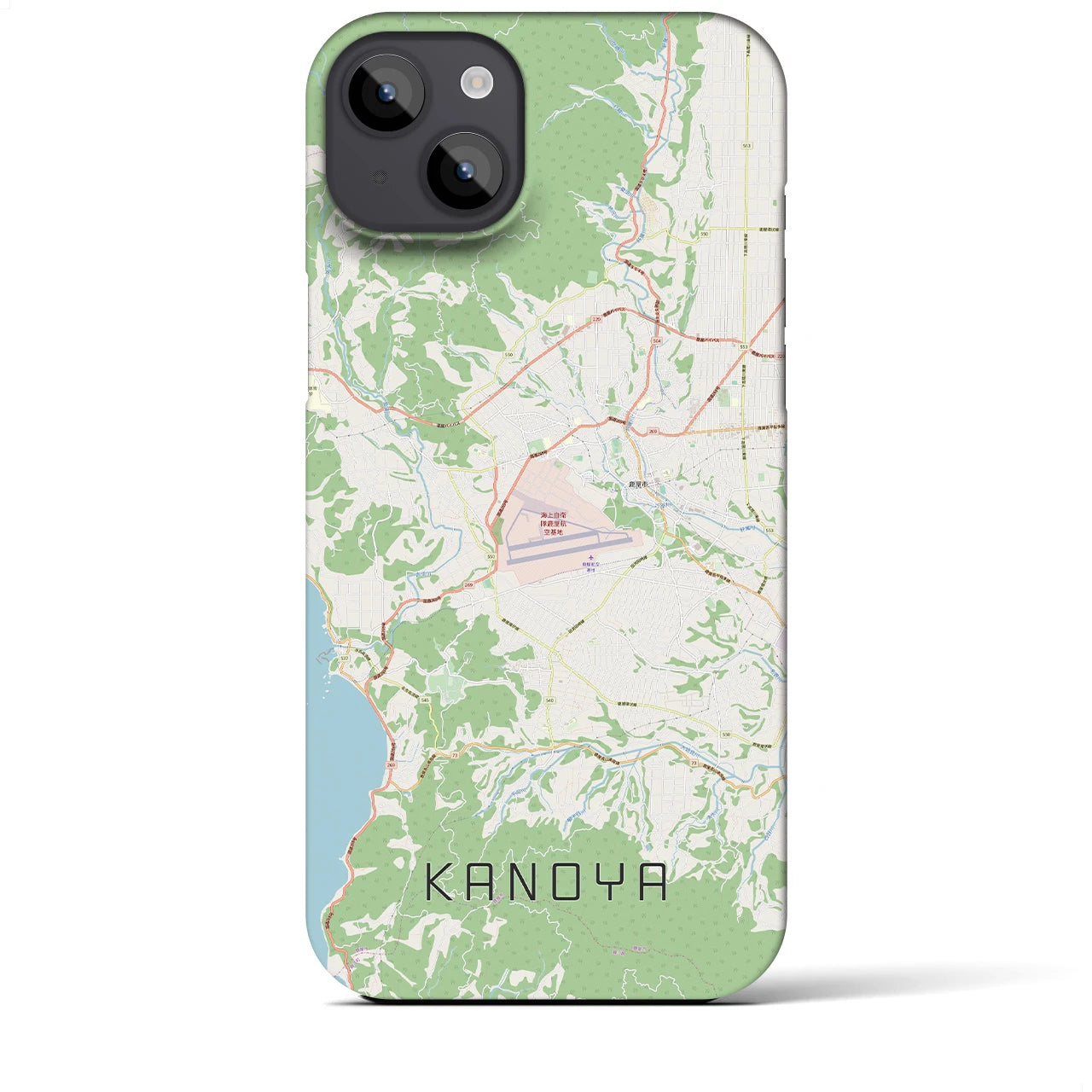 【鹿屋(鹿児島県)】地図柄iPhoneケース(バックカバータイプ)