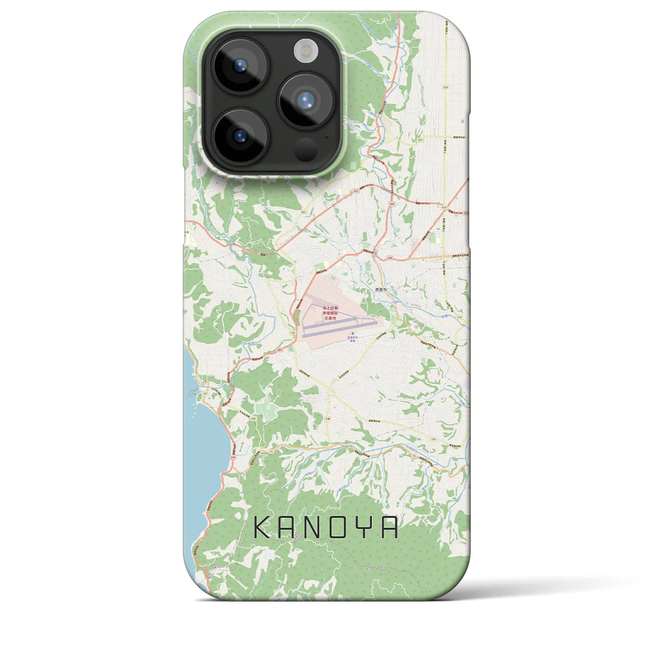 【鹿屋(鹿児島県)】地図柄iPhoneケース(バックカバータイプ)