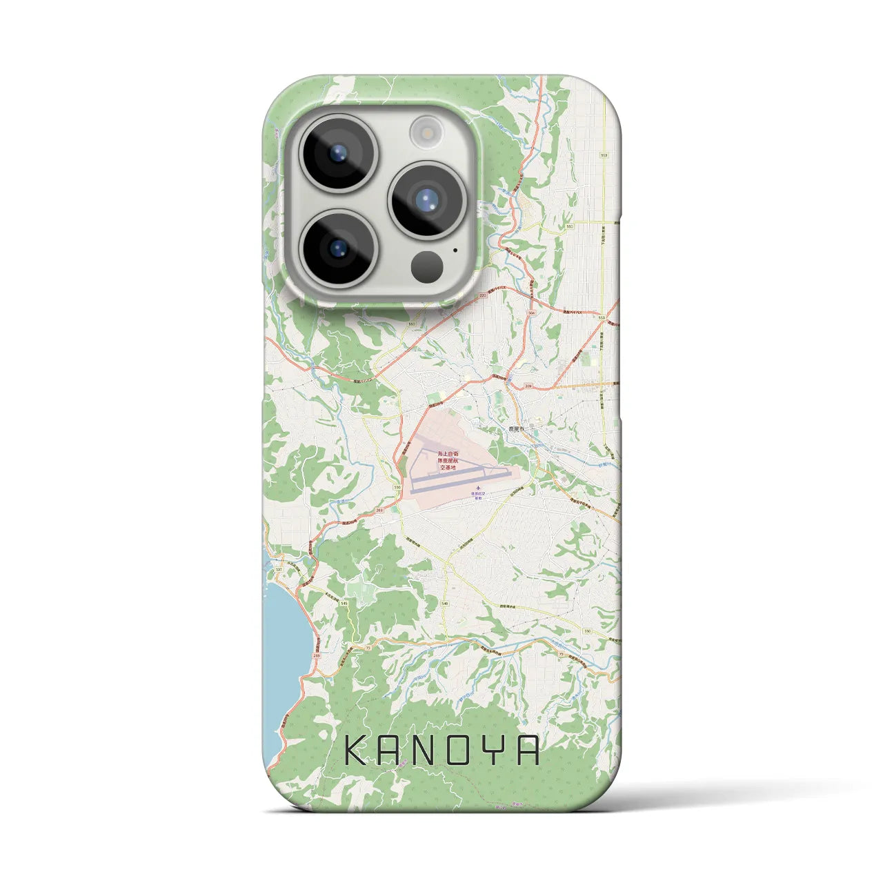 【鹿屋(鹿児島県)】地図柄iPhoneケース(バックカバータイプ)