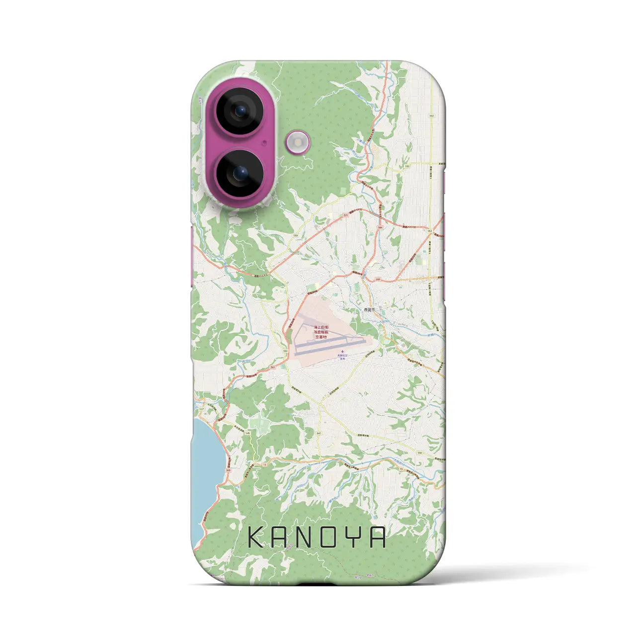 【鹿屋(鹿児島県)】地図柄iPhoneケース(バックカバータイプ)