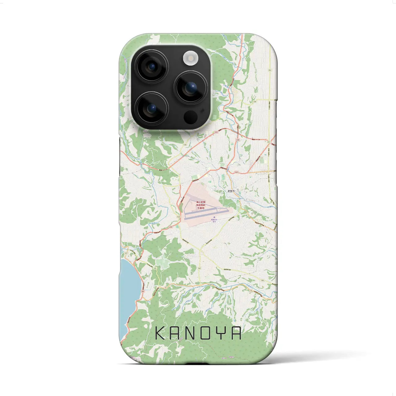 【鹿屋(鹿児島県)】地図柄iPhoneケース(バックカバータイプ)