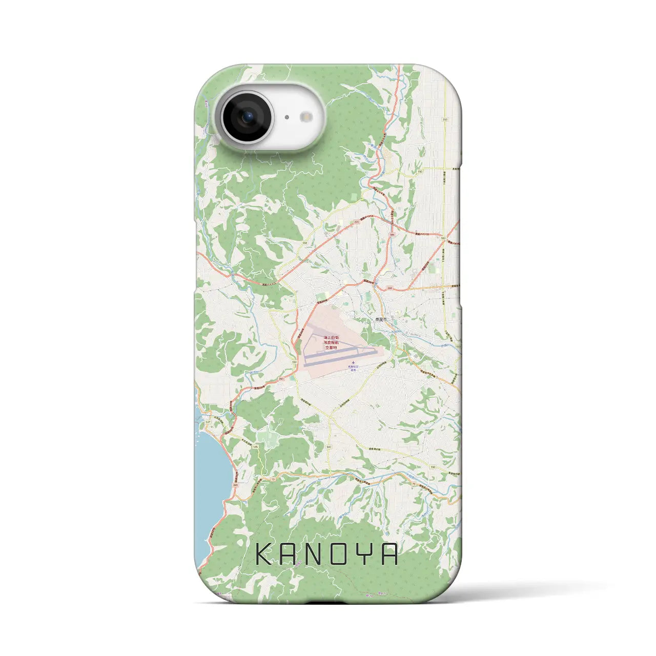 【鹿屋(鹿児島県)】地図柄iPhoneケース(バックカバータイプ)