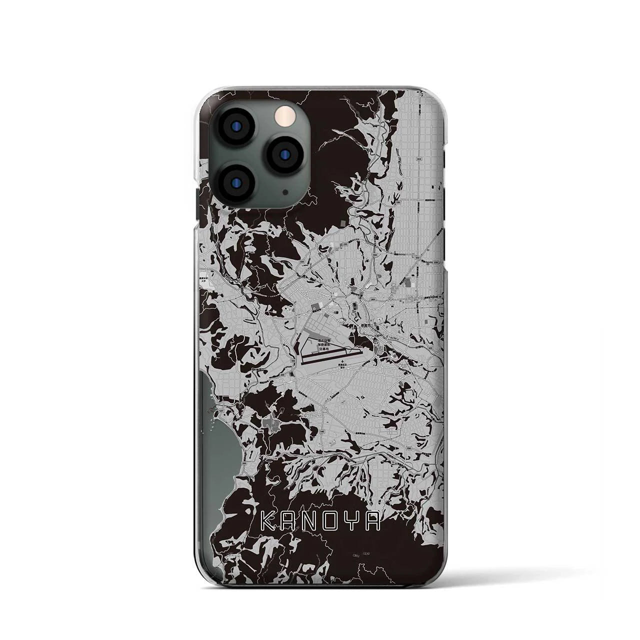 【鹿屋(鹿児島県)】地図柄iPhoneケース(クリアタイプ)