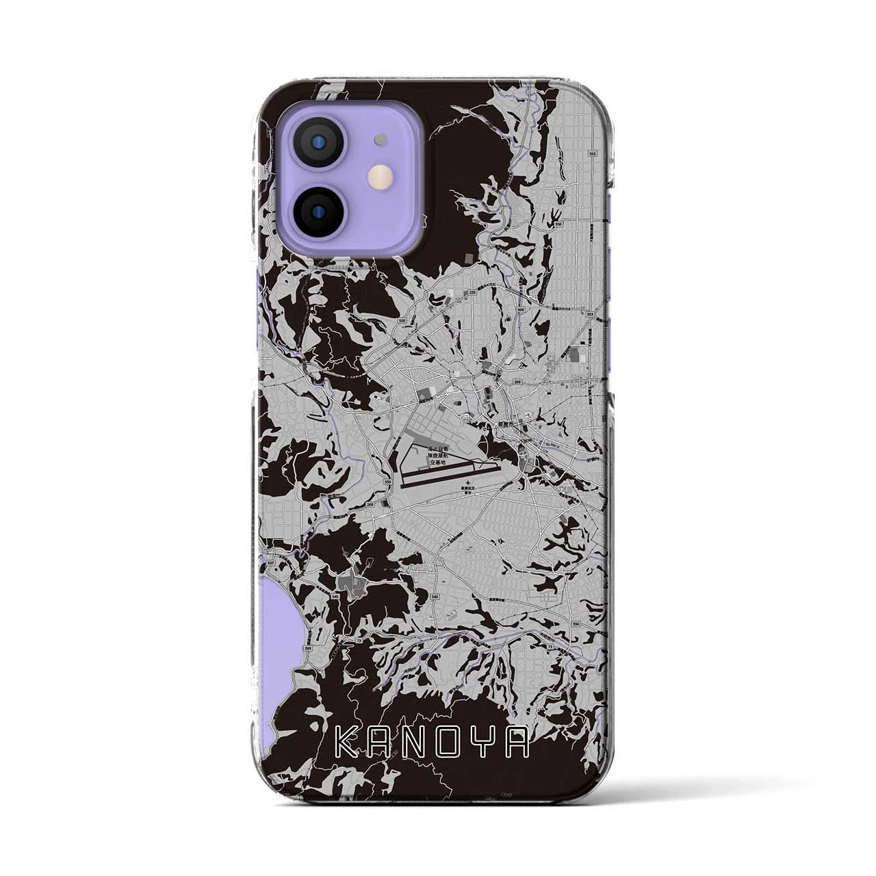 【鹿屋(鹿児島県)】地図柄iPhoneケース(クリアタイプ)