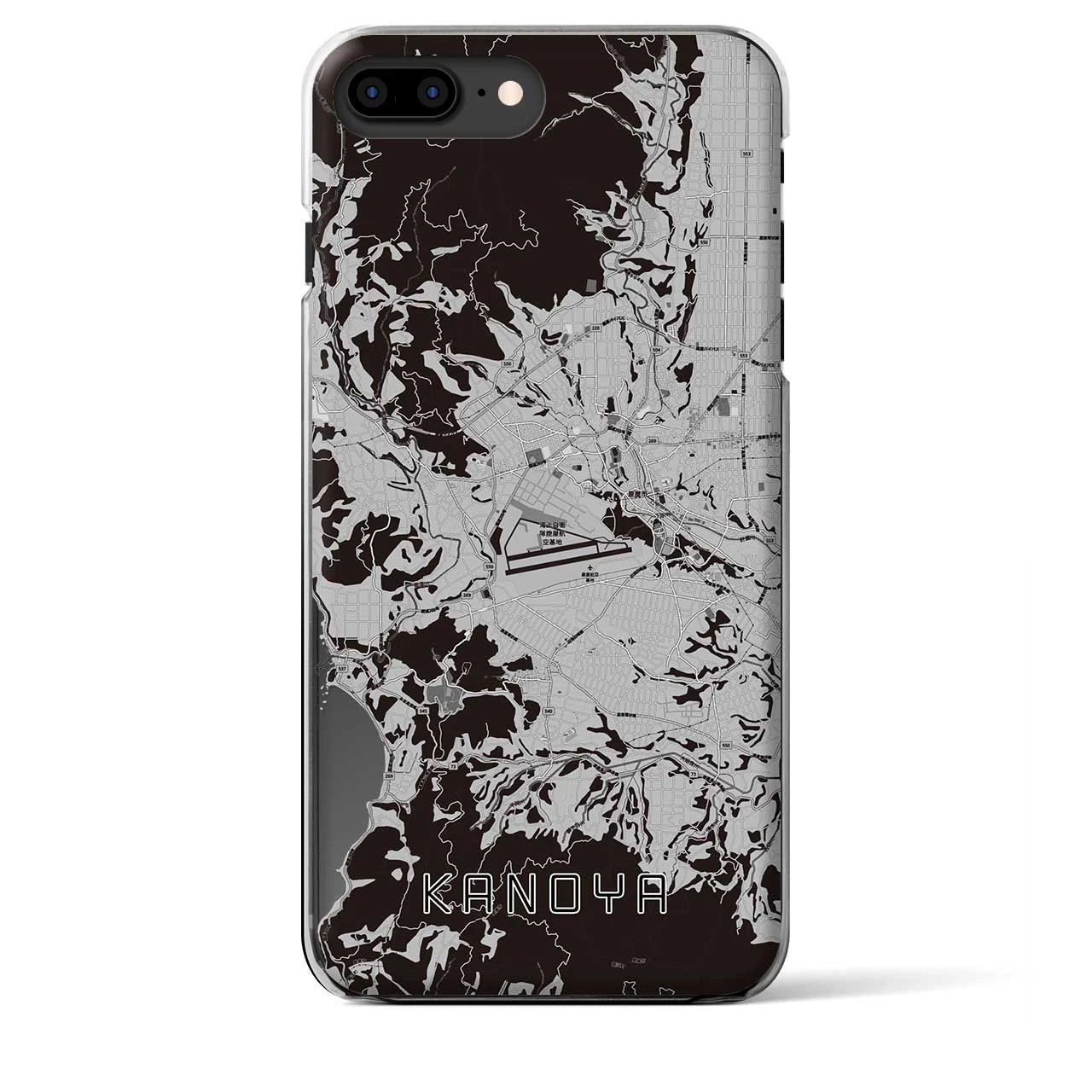 【鹿屋(鹿児島県)】地図柄iPhoneケース(クリアタイプ)