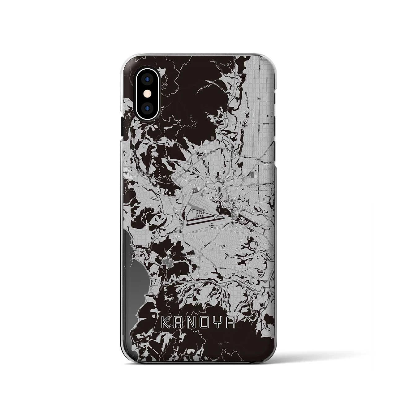 【鹿屋(鹿児島県)】地図柄iPhoneケース(クリアタイプ)