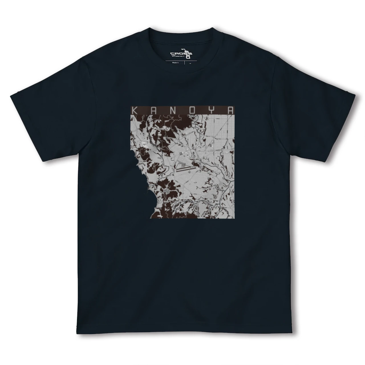 【鹿屋(鹿児島県)】地図柄ヘビーウェイトTシャツ