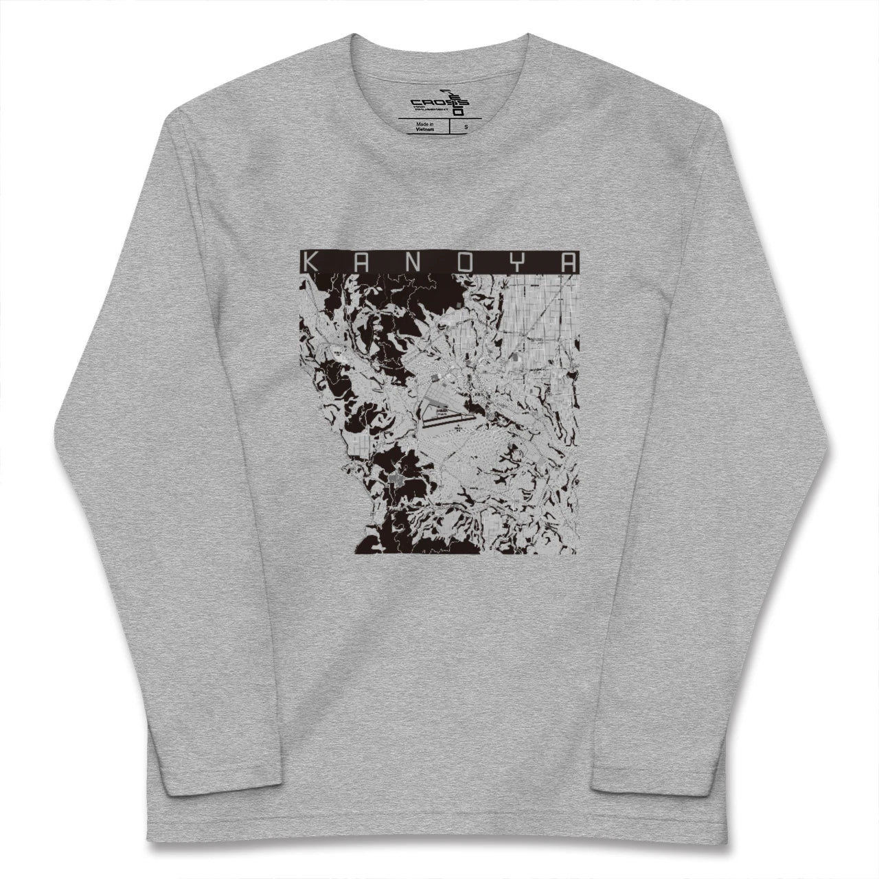 【鹿屋(鹿児島県)】地図柄ロングスリーブTシャツ