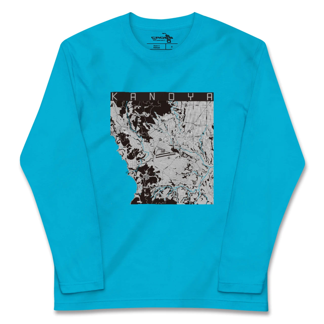 【鹿屋(鹿児島県)】地図柄ロングスリーブTシャツ