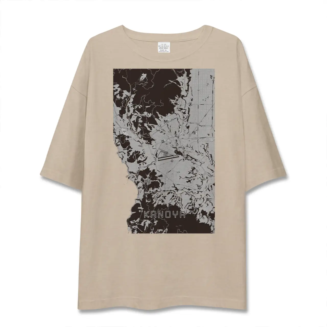 【鹿屋(鹿児島県)】地図柄ビッグシルエットTシャツ