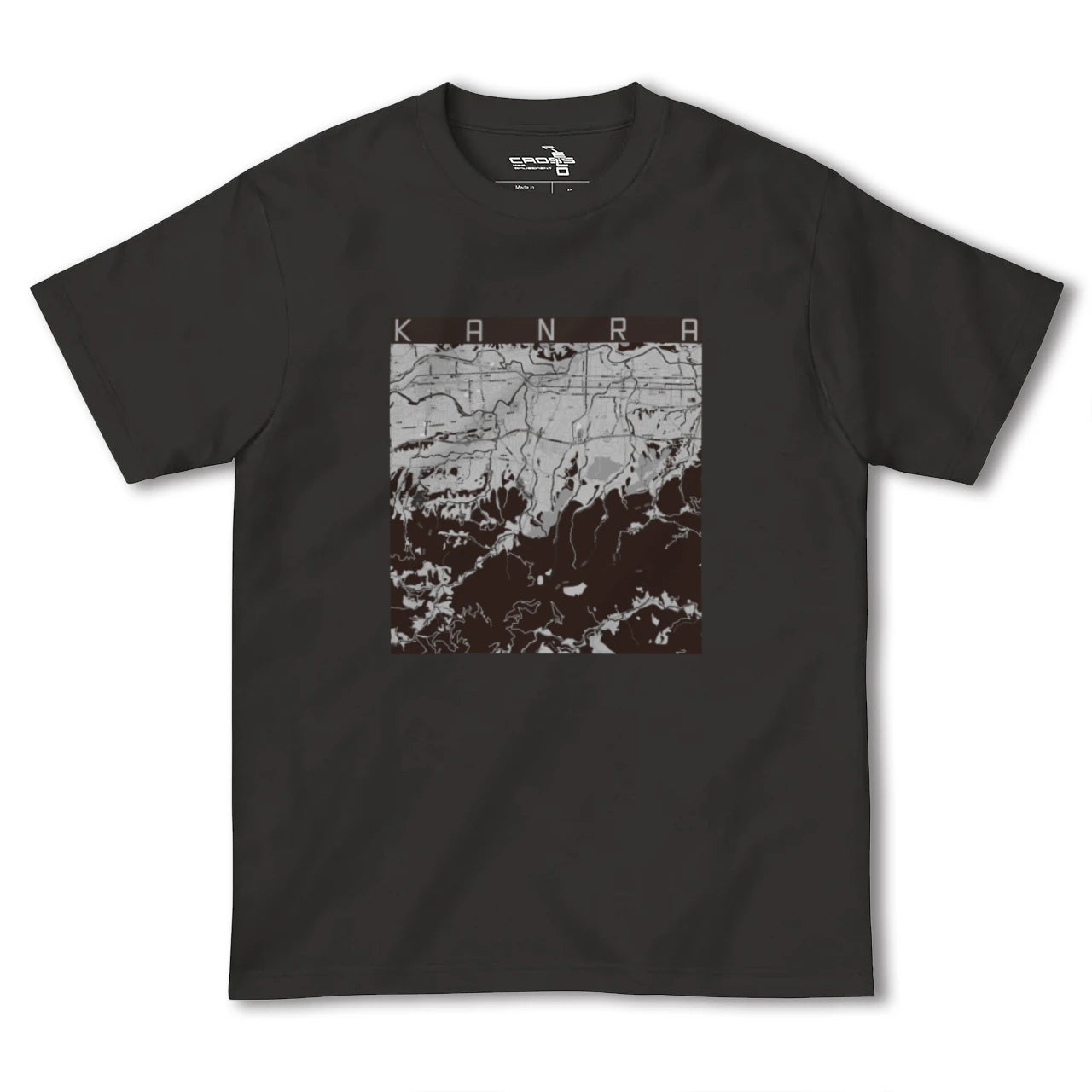 【甘楽(群馬県)】地図柄ヘビーウェイトTシャツ