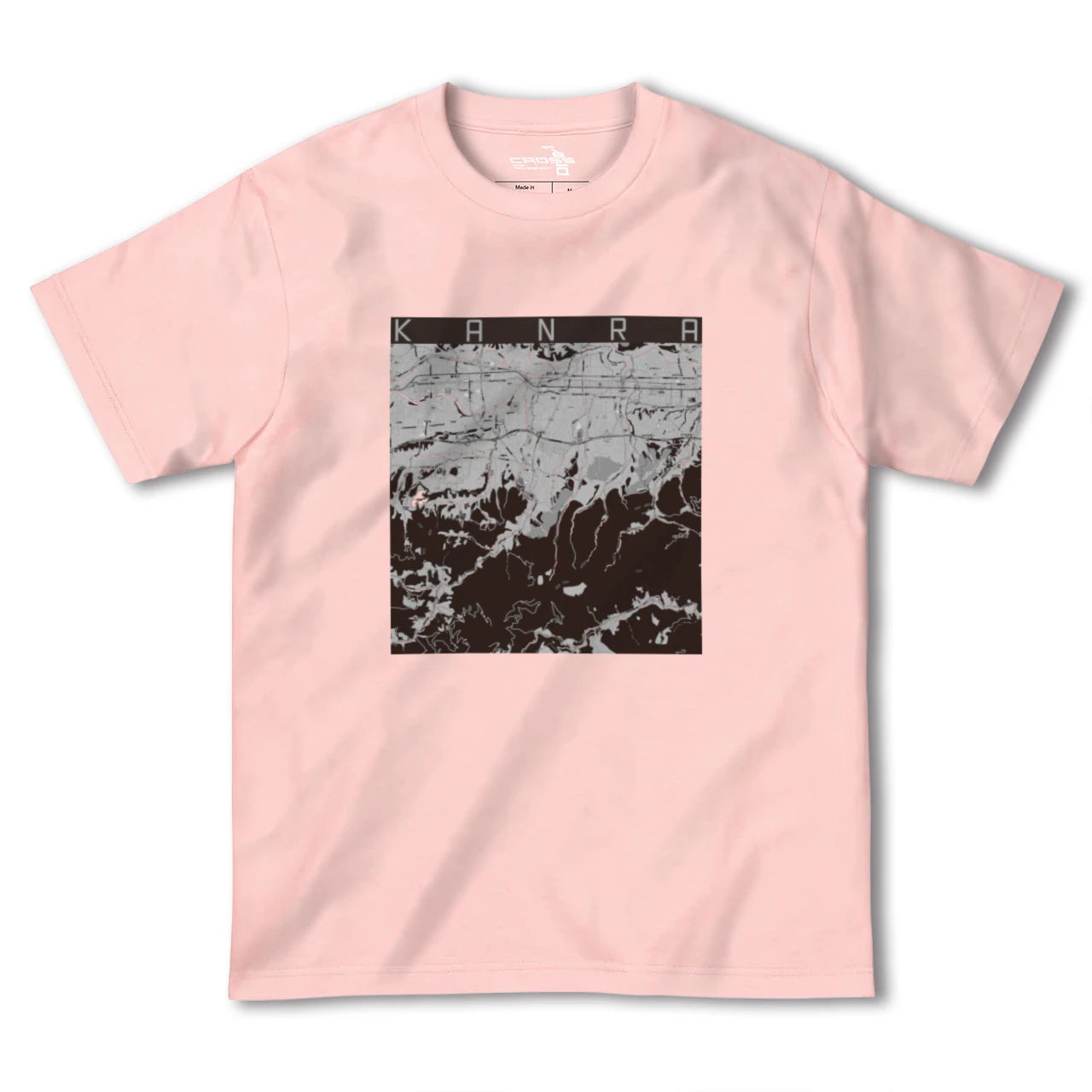 【甘楽(群馬県)】地図柄ヘビーウェイトTシャツ