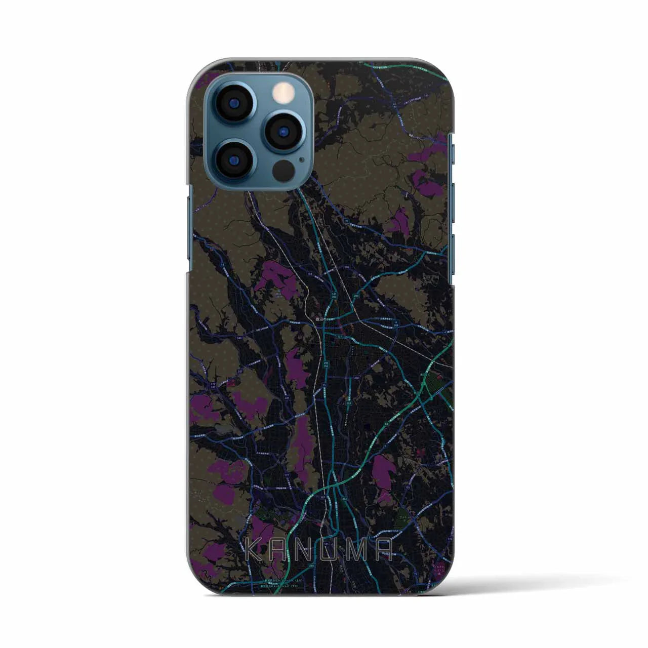 【鹿沼(栃木県)】地図柄iPhoneケース(バックカバータイプ)