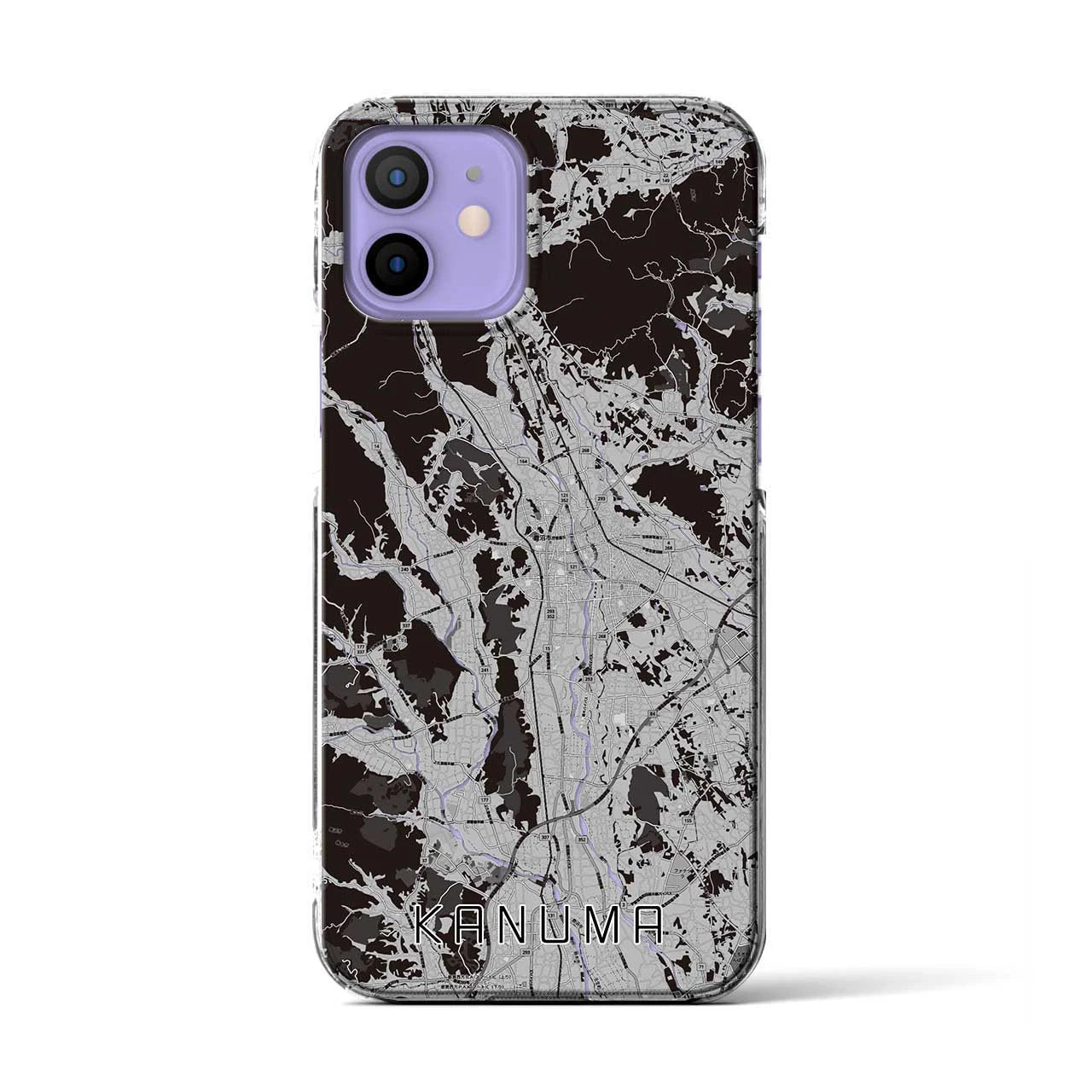 【鹿沼(栃木県)】地図柄iPhoneケース(クリアタイプ)