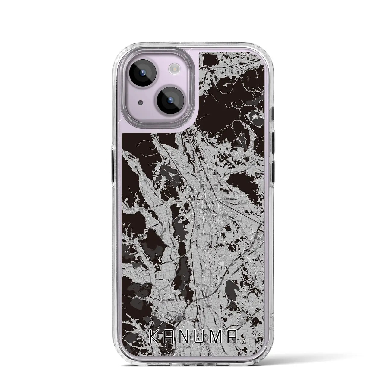 【鹿沼(栃木県)】地図柄iPhoneケース(MagSafeタイプ)