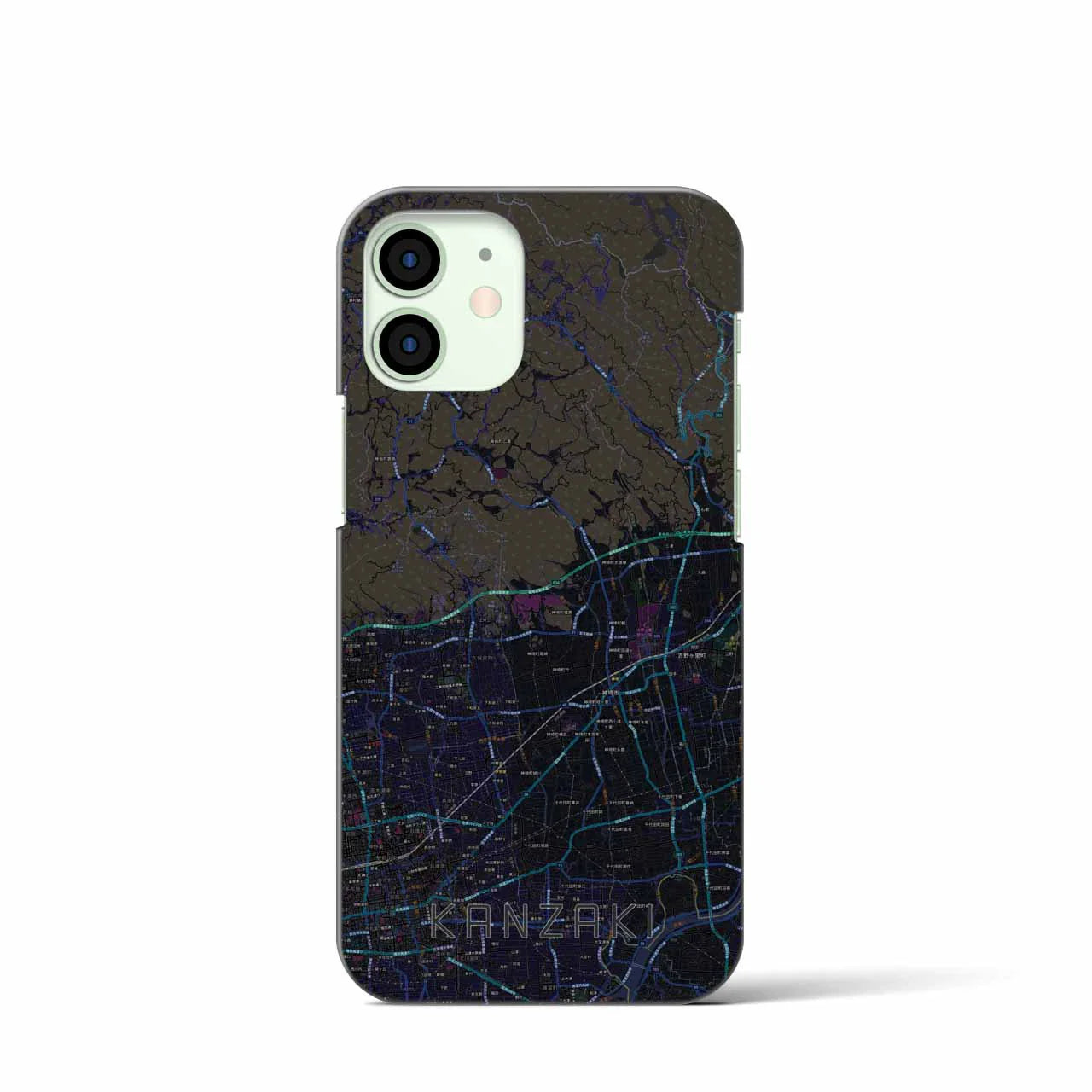 【神埼(佐賀県)】地図柄iPhoneケース(バックカバータイプ)