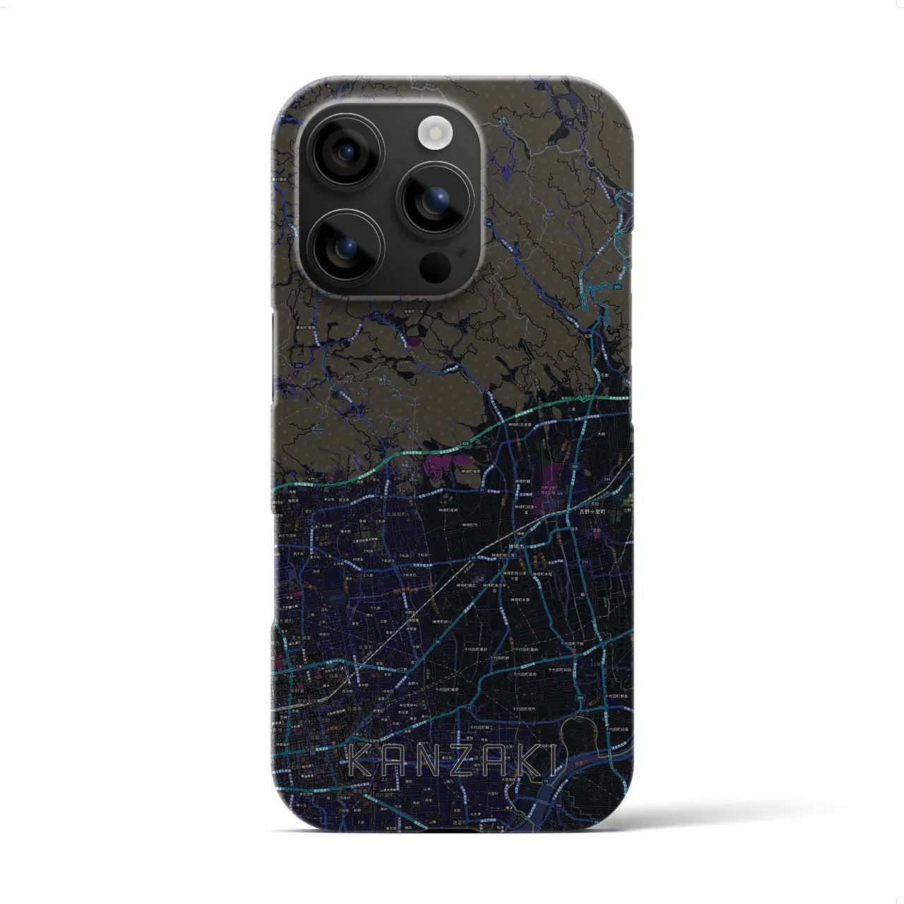 【神埼(佐賀県)】地図柄iPhoneケース(バックカバータイプ)