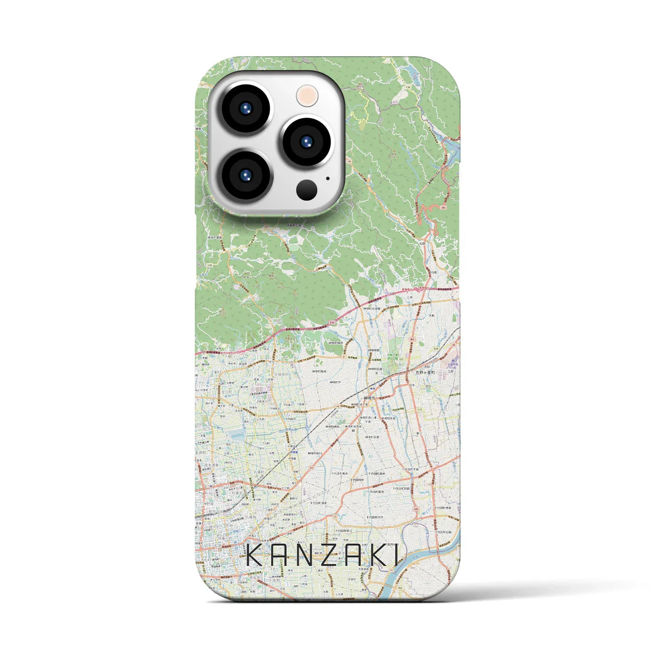 【神埼(佐賀県)】地図柄iPhoneケース(バックカバータイプ)