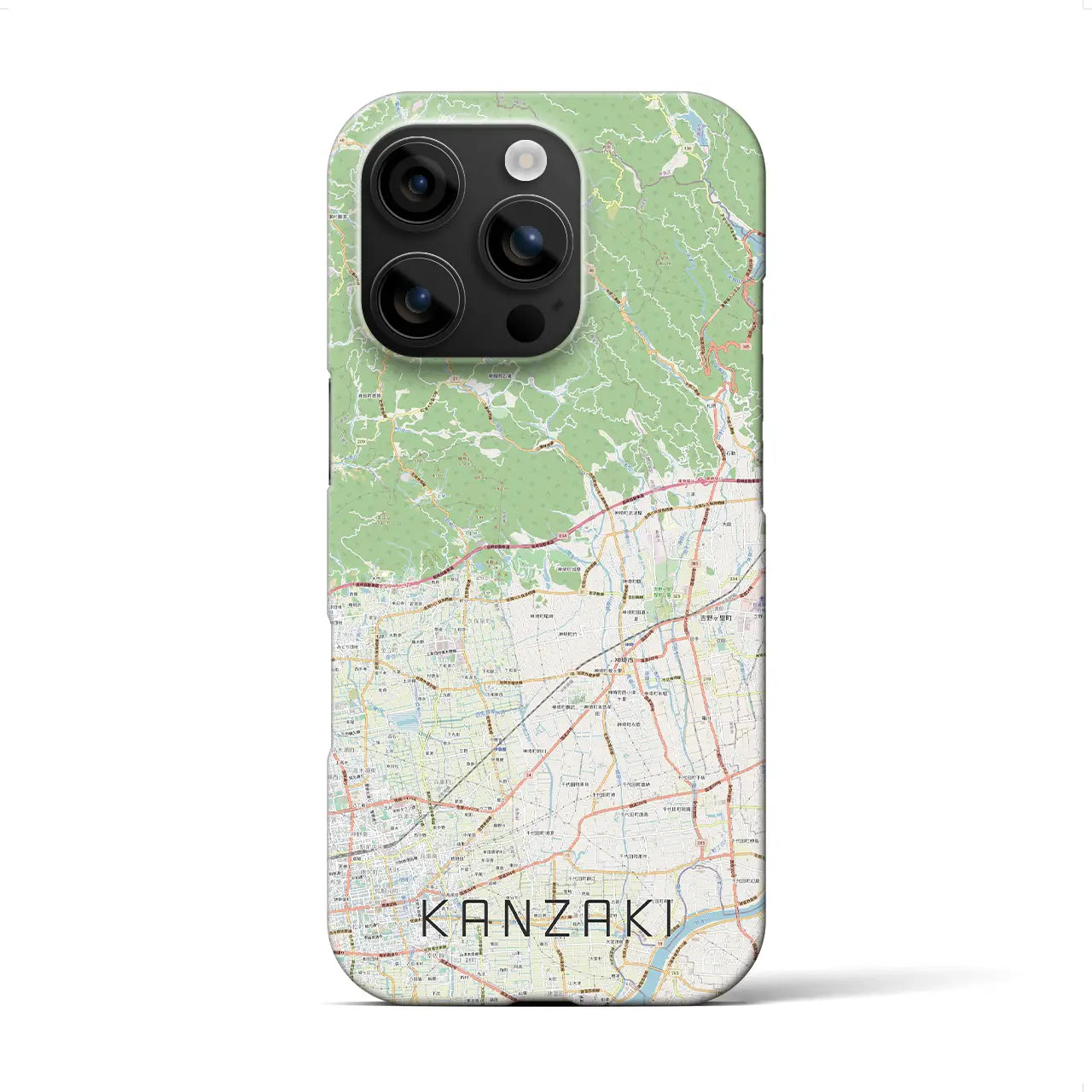 【神埼(佐賀県)】地図柄iPhoneケース(バックカバータイプ)