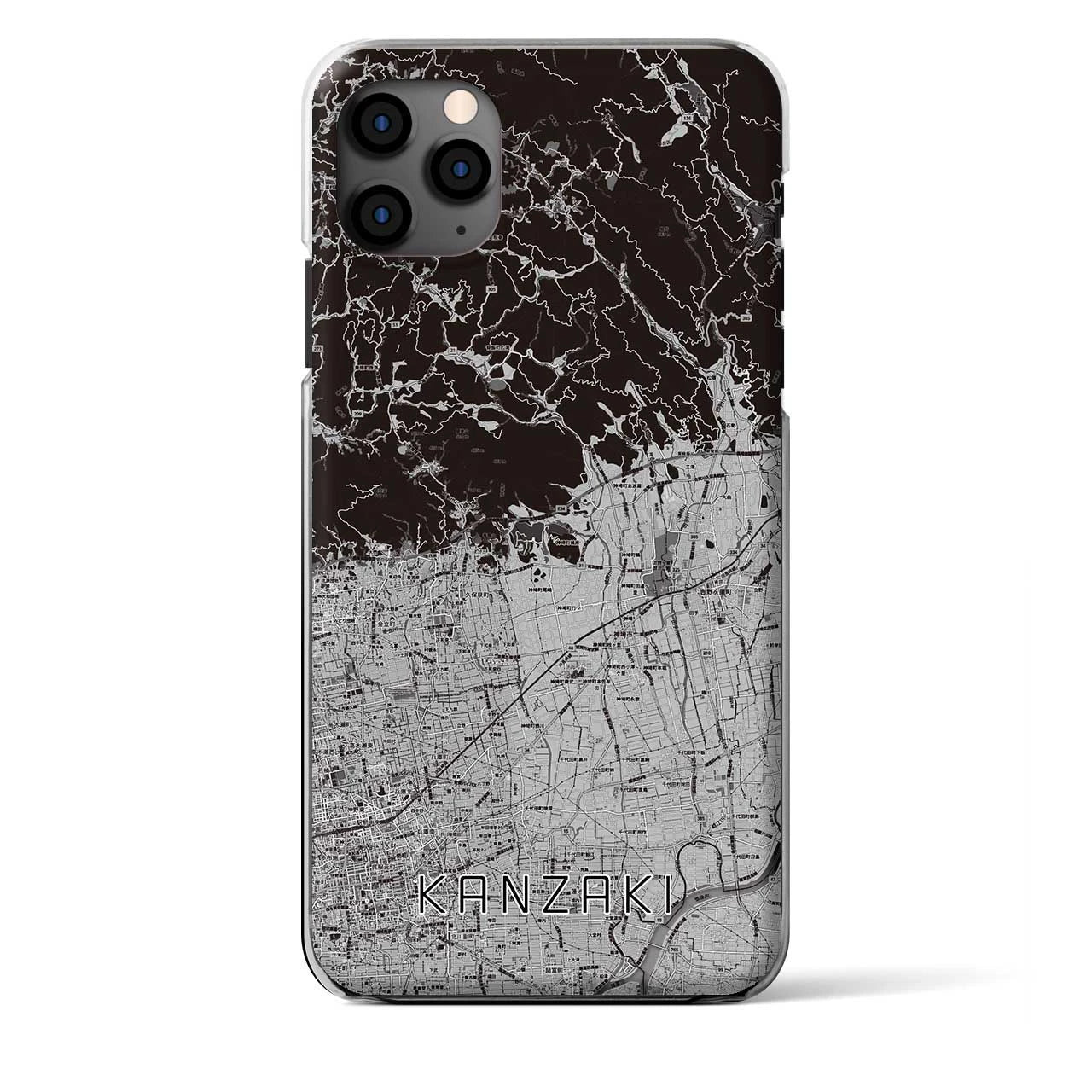 【神埼(佐賀県)】地図柄iPhoneケース(クリアタイプ)