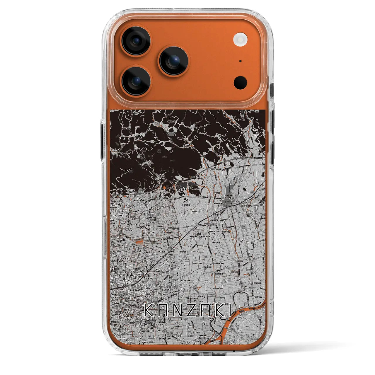 【神埼(佐賀県)】地図柄iPhoneケース(MagSafeタイプ)