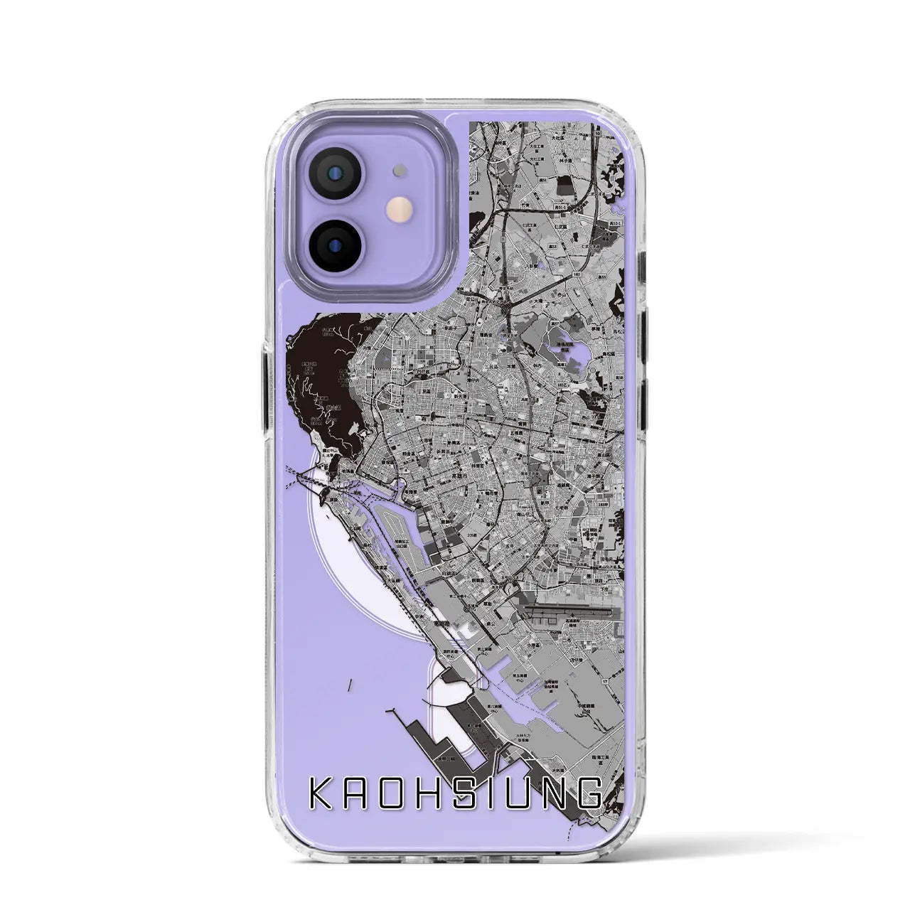 【高雄(台湾)】地図柄iPhoneケース(MagSafeタイプ)
