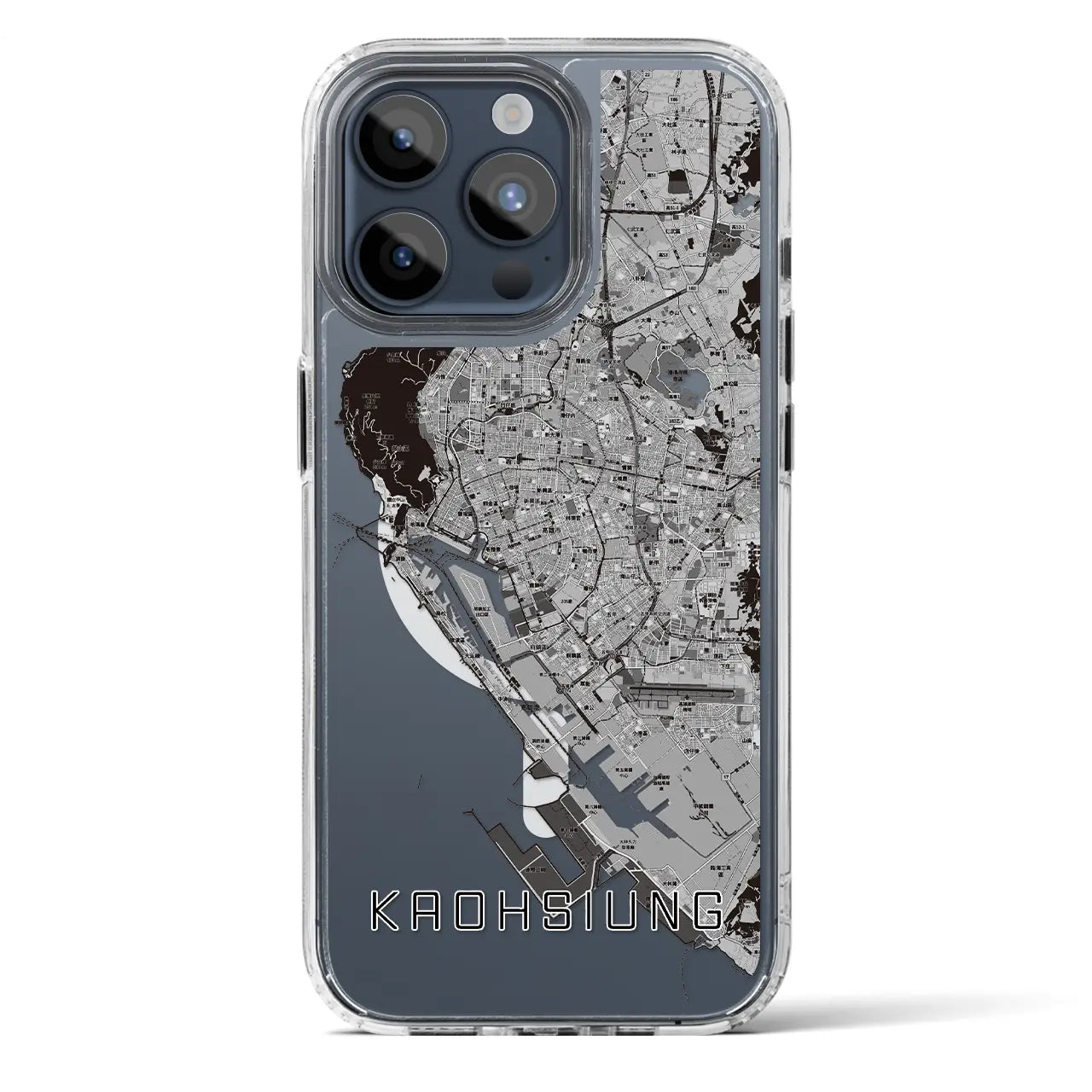 【高雄(台湾)】地図柄iPhoneケース(MagSafeタイプ)