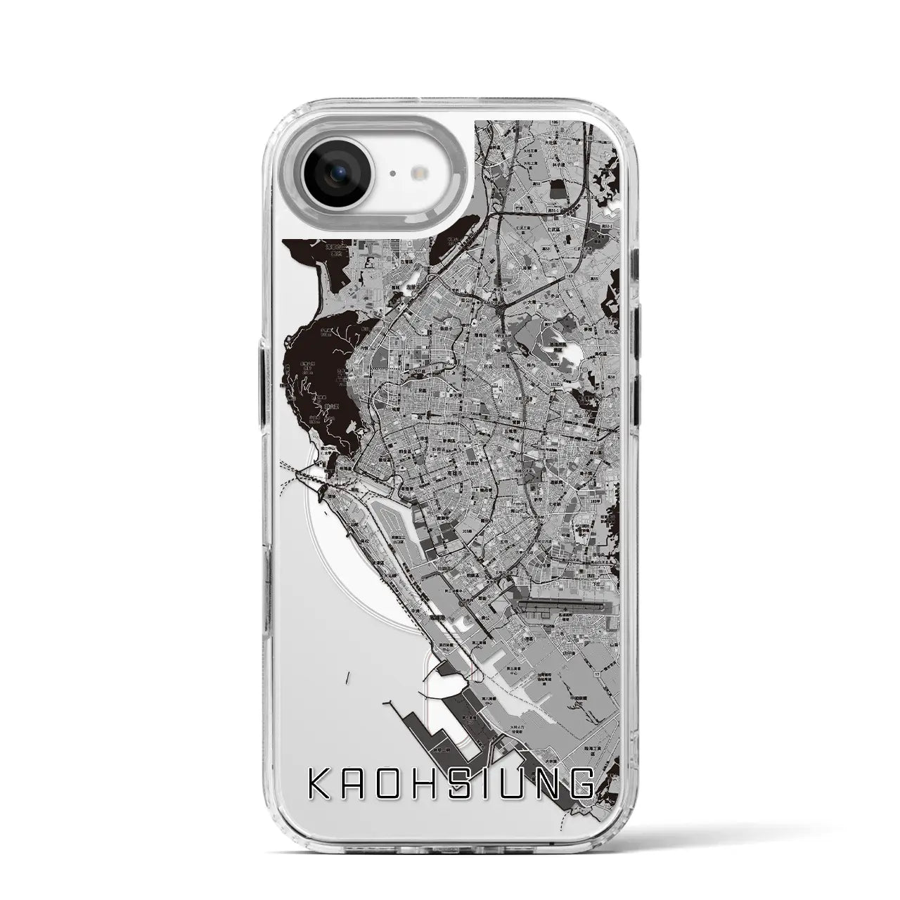 【高雄(台湾)】地図柄iPhoneケース(MagSafeタイプ)