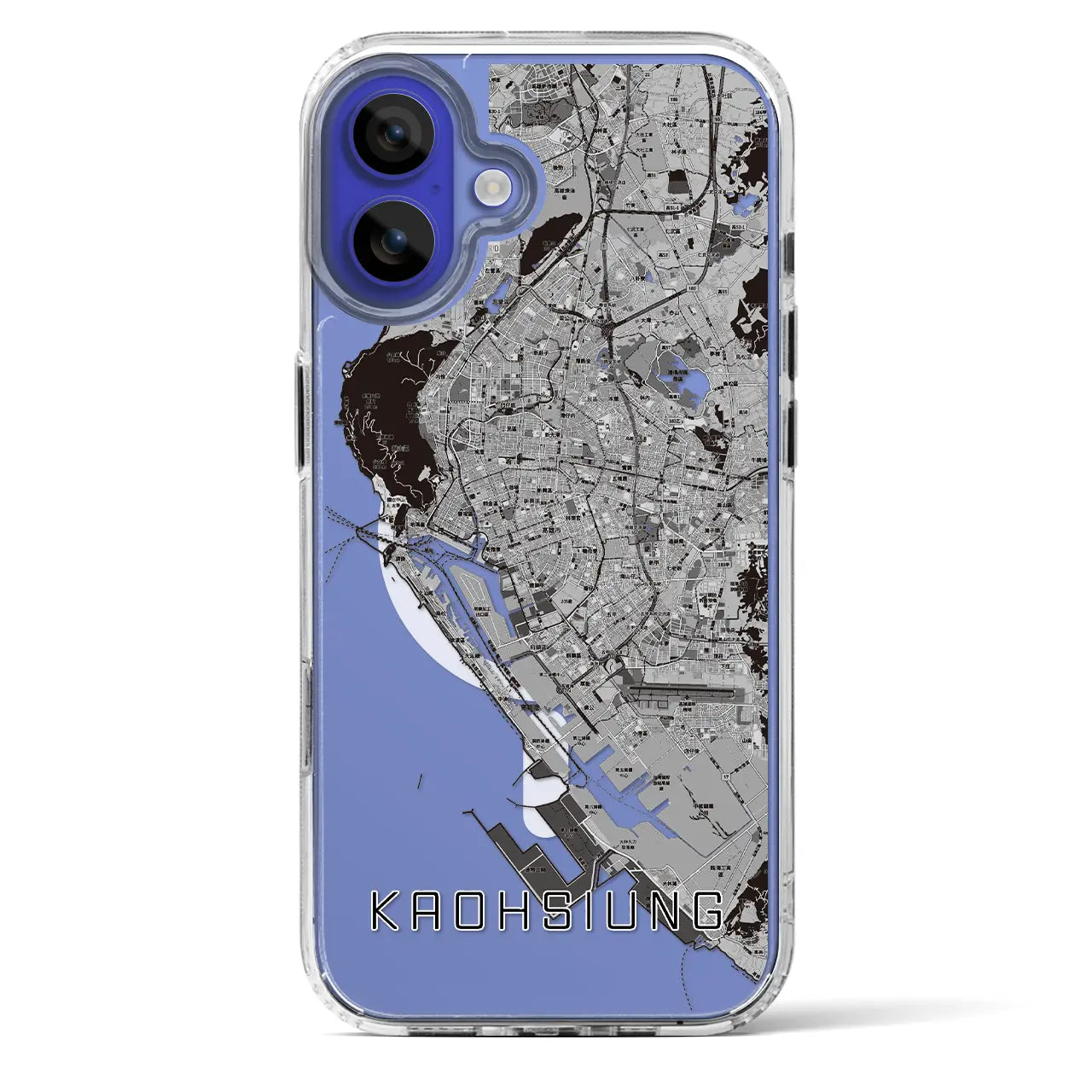 【高雄(台湾)】地図柄iPhoneケース(MagSafeタイプ)