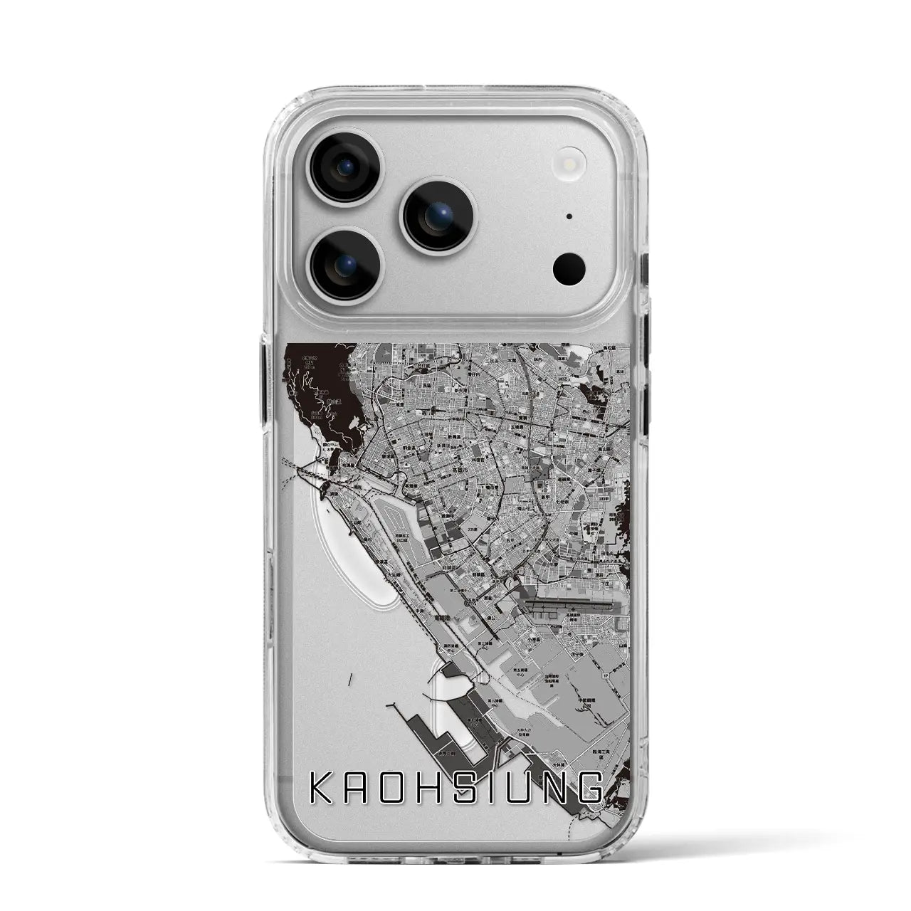 【高雄(台湾)】地図柄iPhoneケース(MagSafeタイプ)