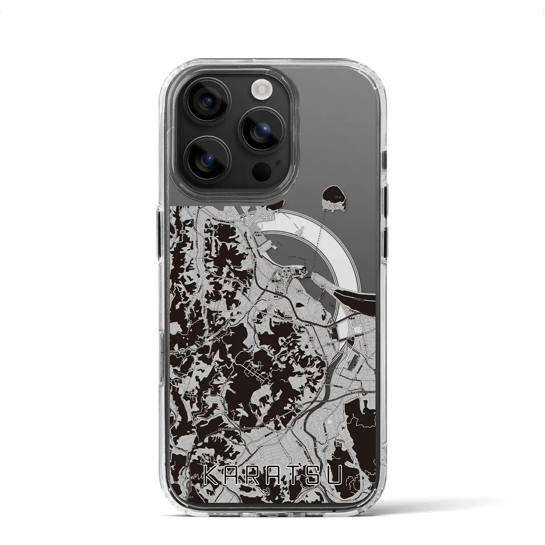 【唐津(佐賀県)】地図柄iPhoneケース(MagSafeタイプ)