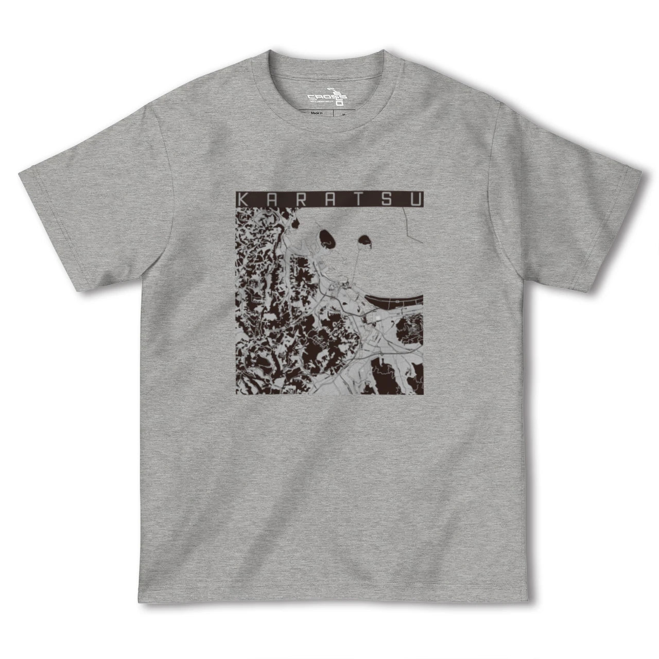 【唐津(佐賀県)】地図柄ヘビーウェイトTシャツ