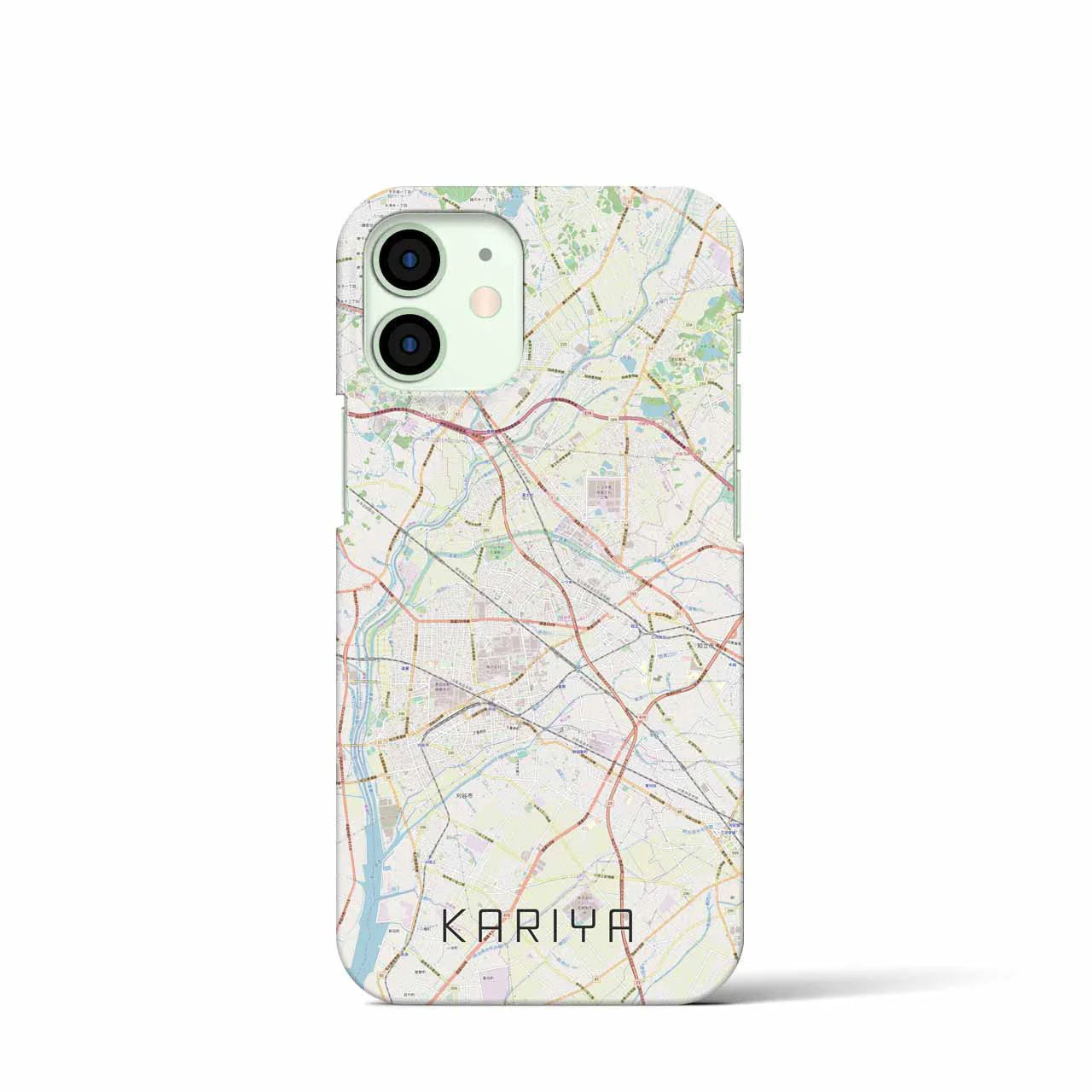 【刈谷(愛知県)】地図柄iPhoneケース(バックカバータイプ)