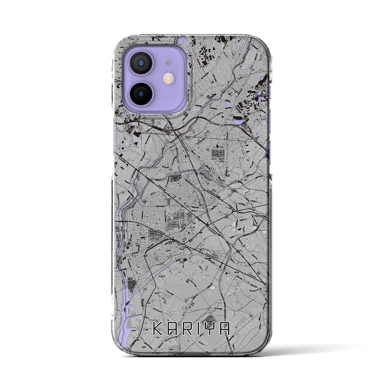 【刈谷(愛知県)】地図柄iPhoneケース(クリアタイプ)