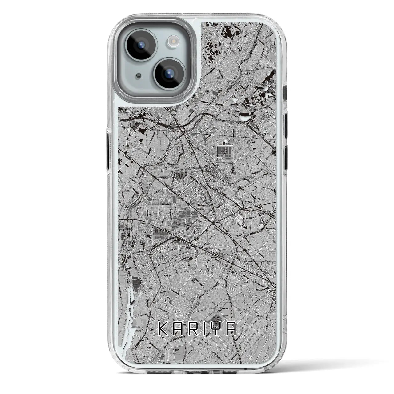 【刈谷(愛知県)】地図柄iPhoneケース(MagSafeタイプ)