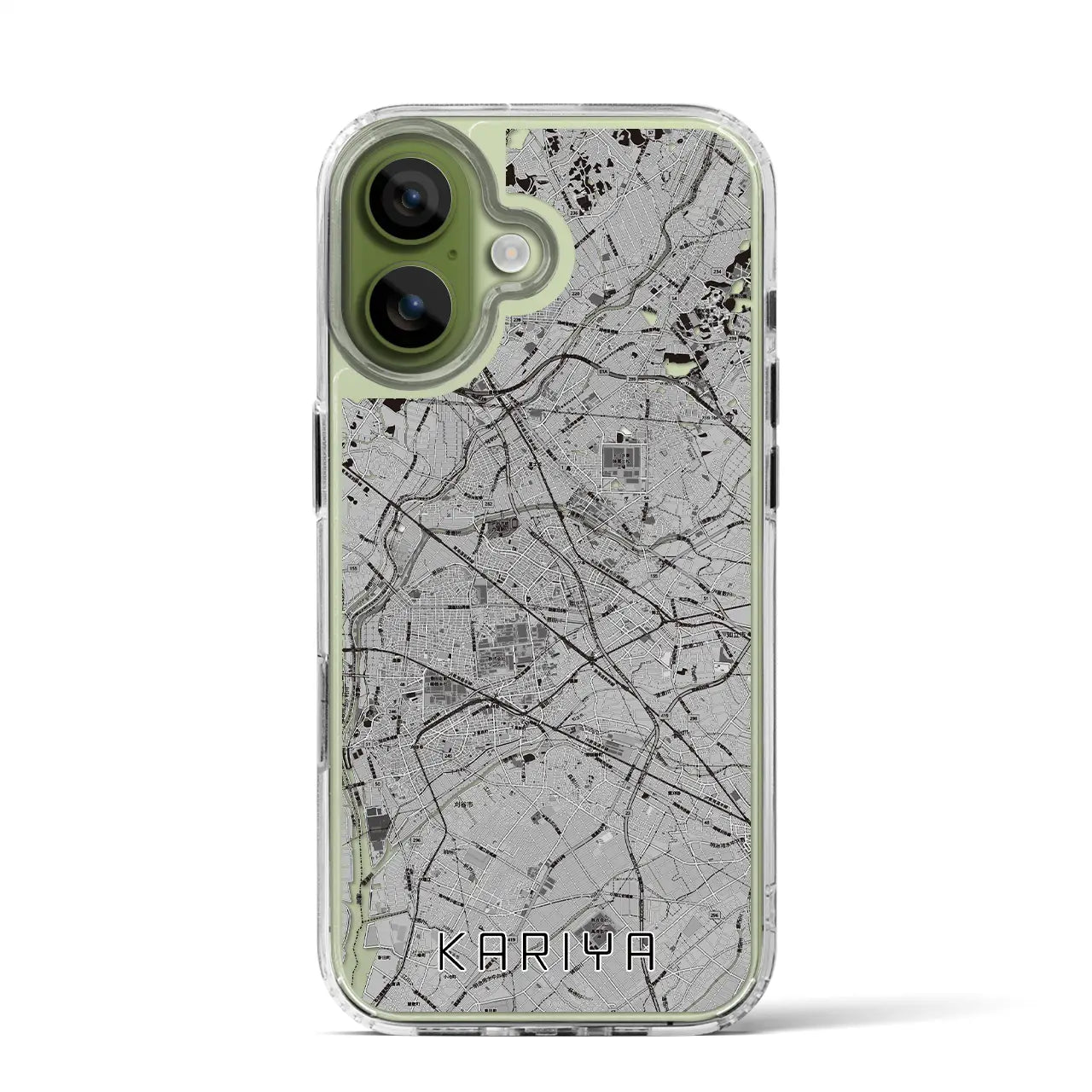 【刈谷(愛知県)】地図柄iPhoneケース(MagSafeタイプ)