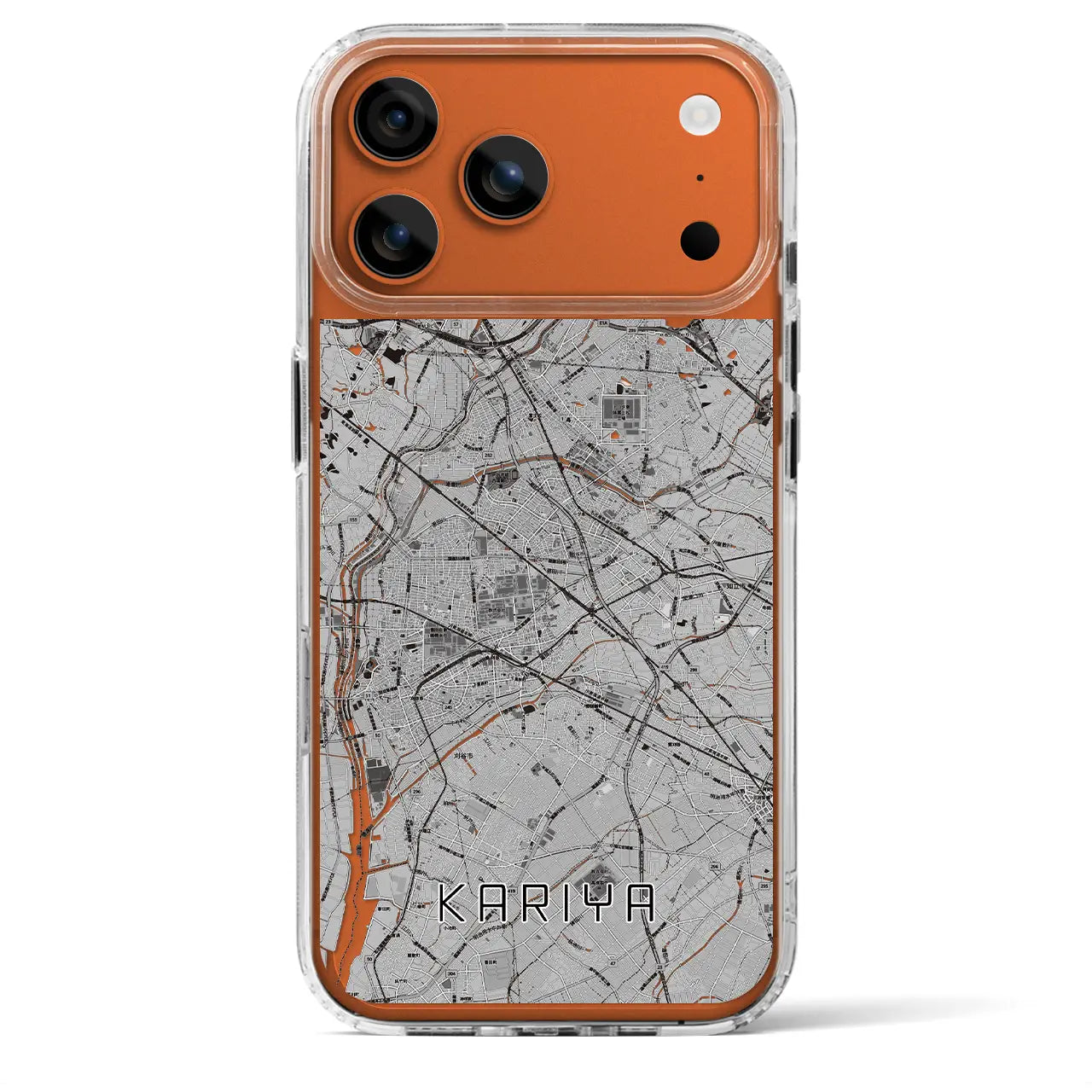 【刈谷(愛知県)】地図柄iPhoneケース(MagSafeタイプ)