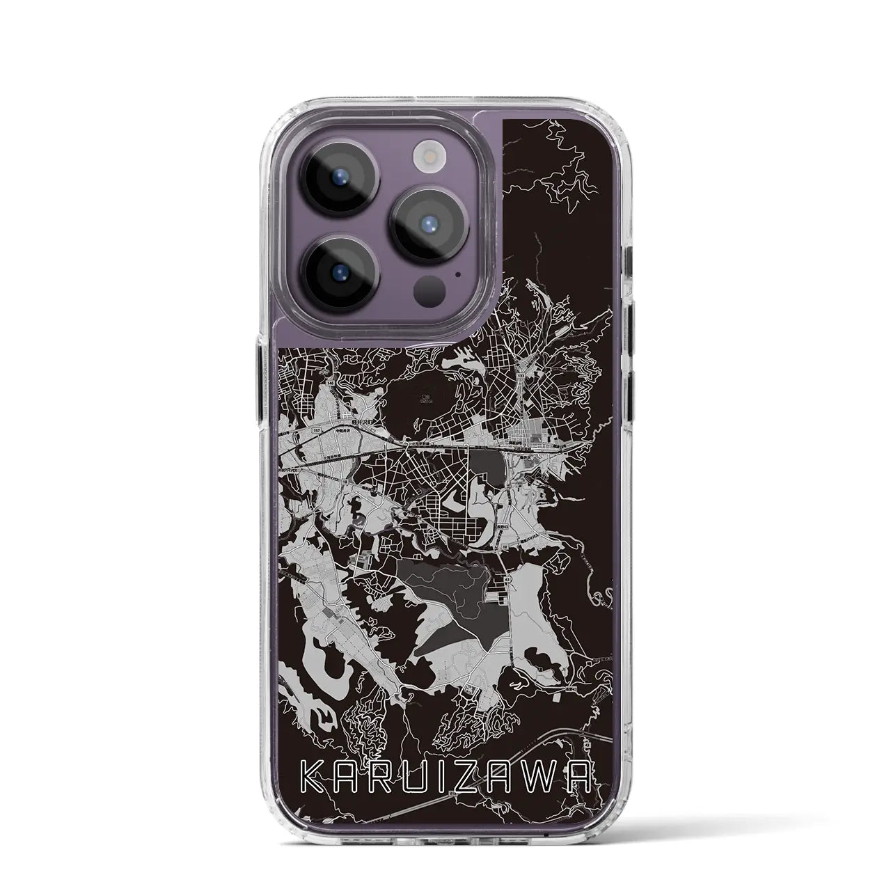 【軽井沢(長野県)】地図柄iPhoneケース(MagSafeタイプ)