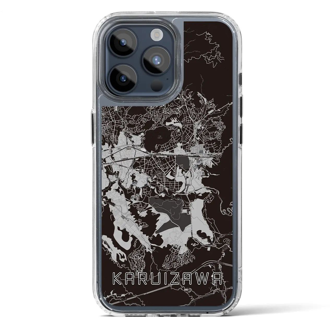 【軽井沢(長野県)】地図柄iPhoneケース(MagSafeタイプ)