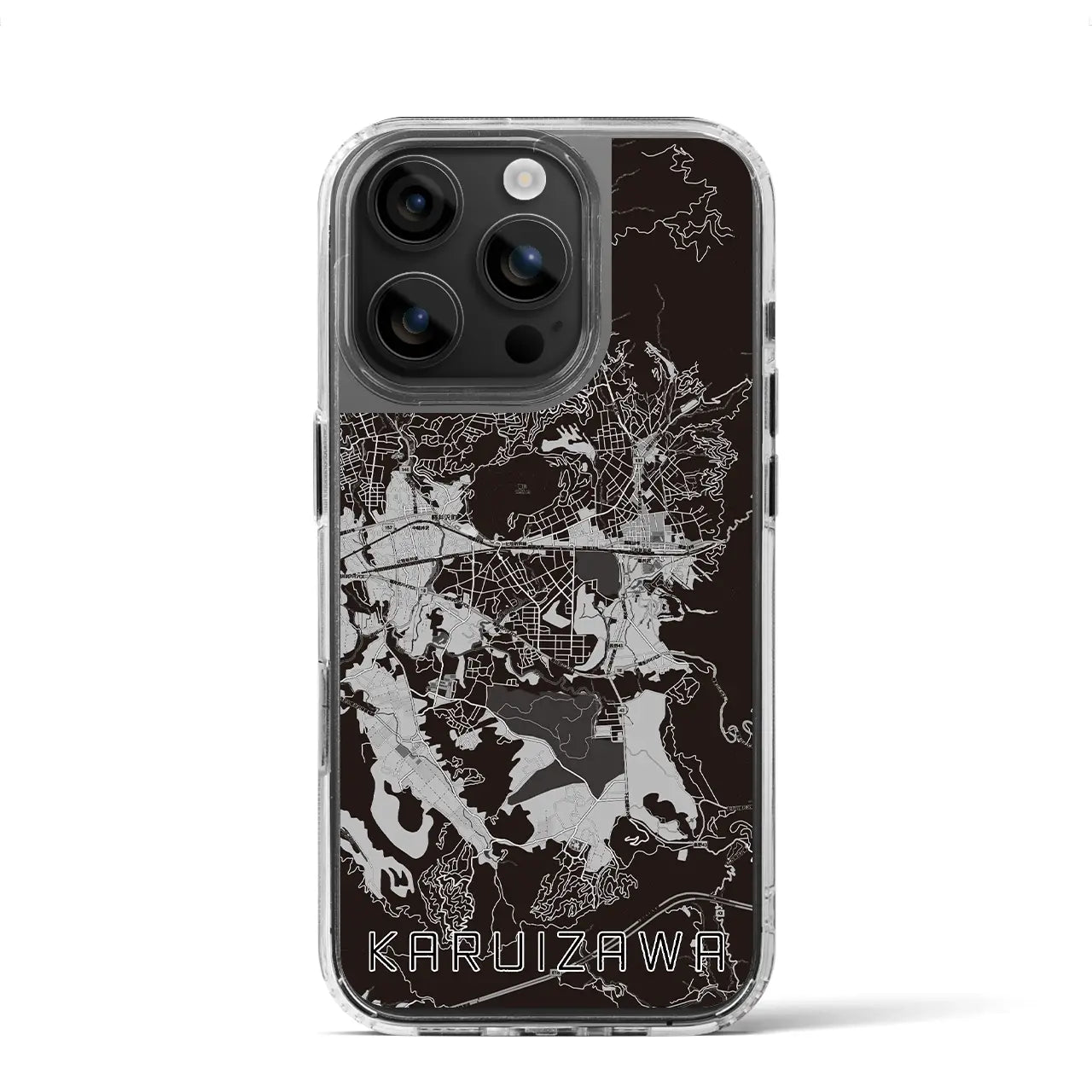 【軽井沢(長野県)】地図柄iPhoneケース(MagSafeタイプ)