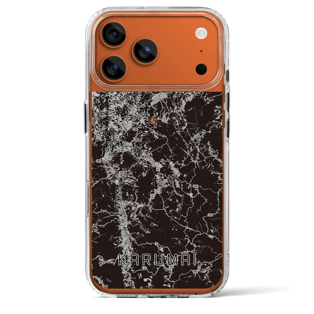 【軽米(岩手県)】地図柄iPhoneケース(MagSafeタイプ)