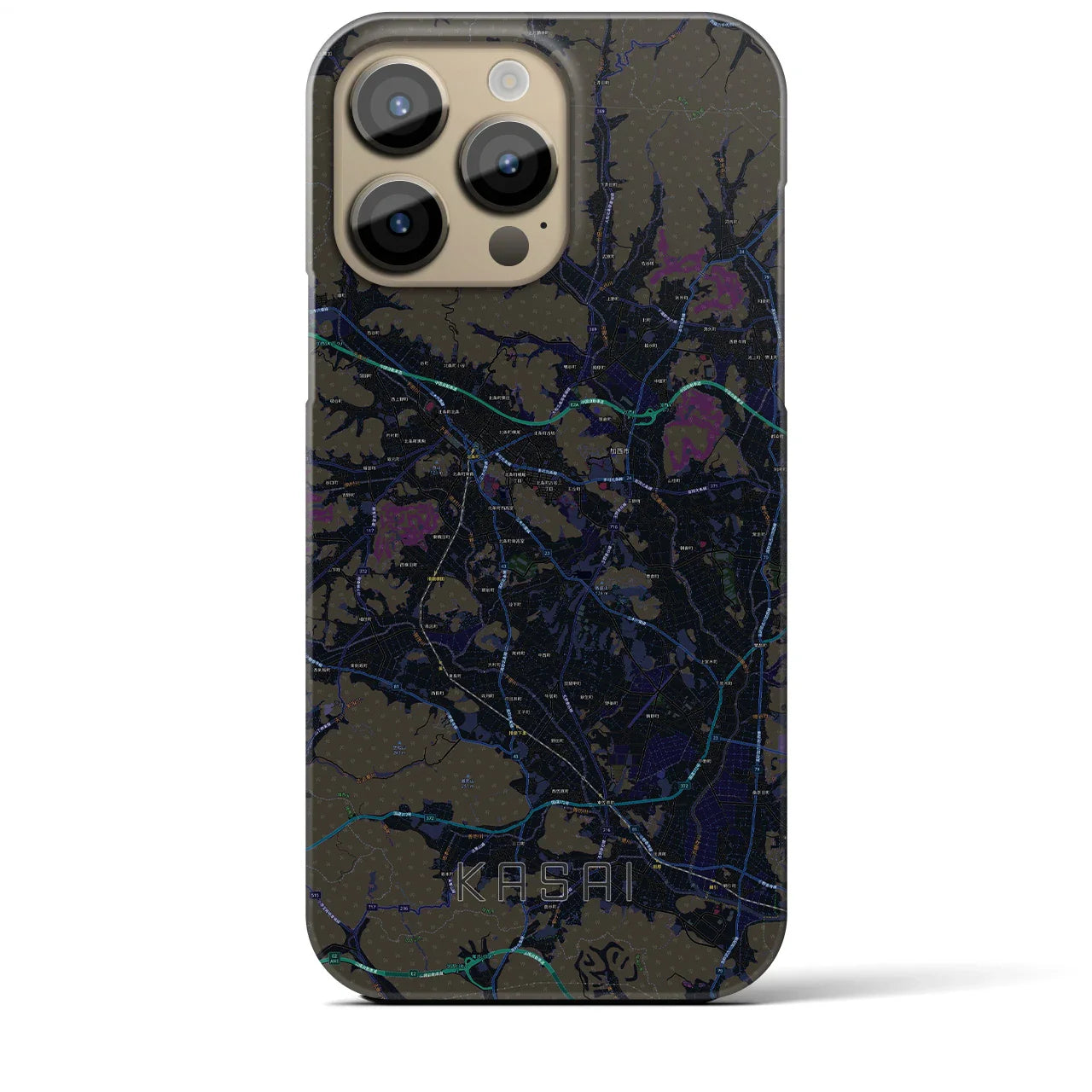 【加西(兵庫県)】地図柄iPhoneケース(バックカバータイプ)