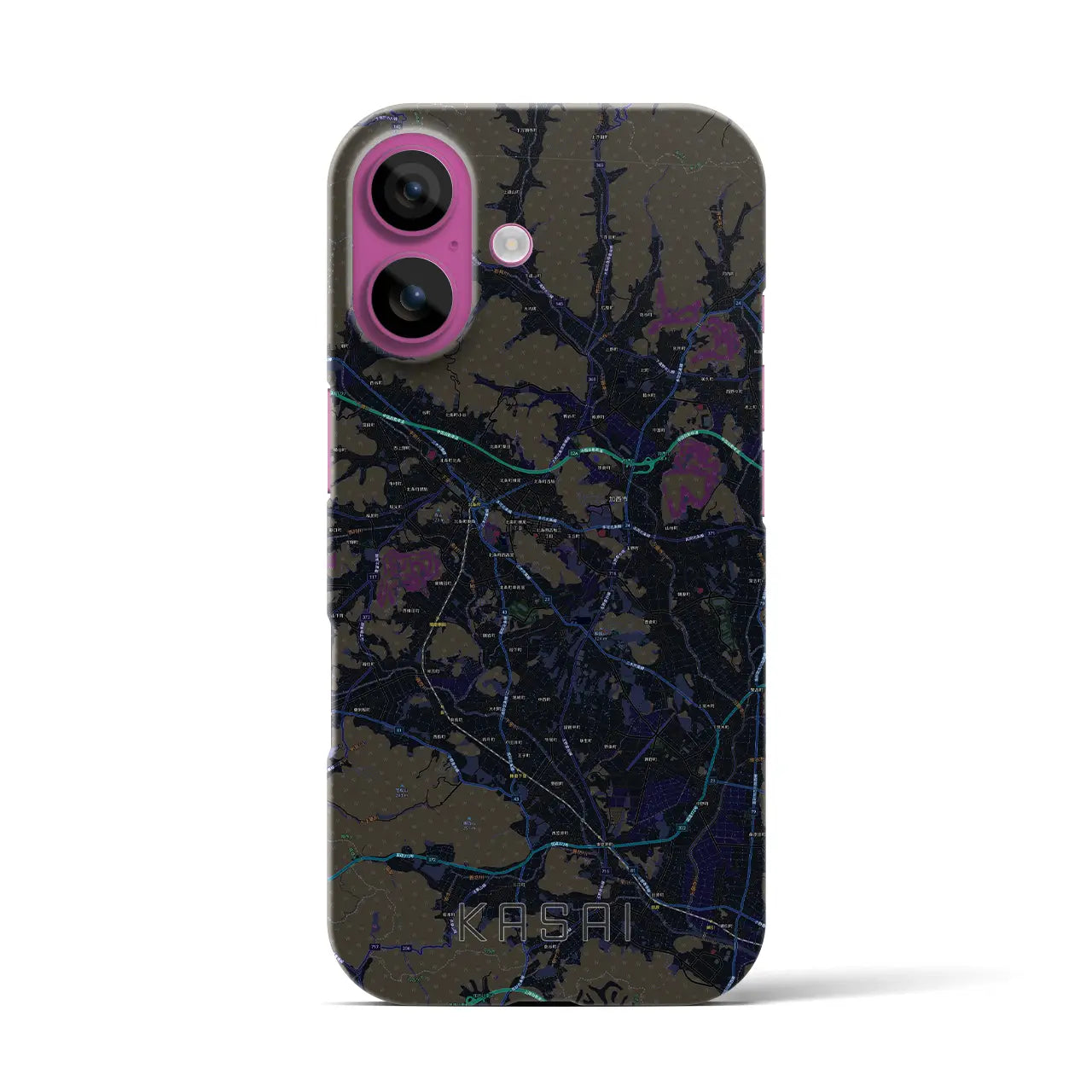 【加西(兵庫県)】地図柄iPhoneケース(バックカバータイプ)