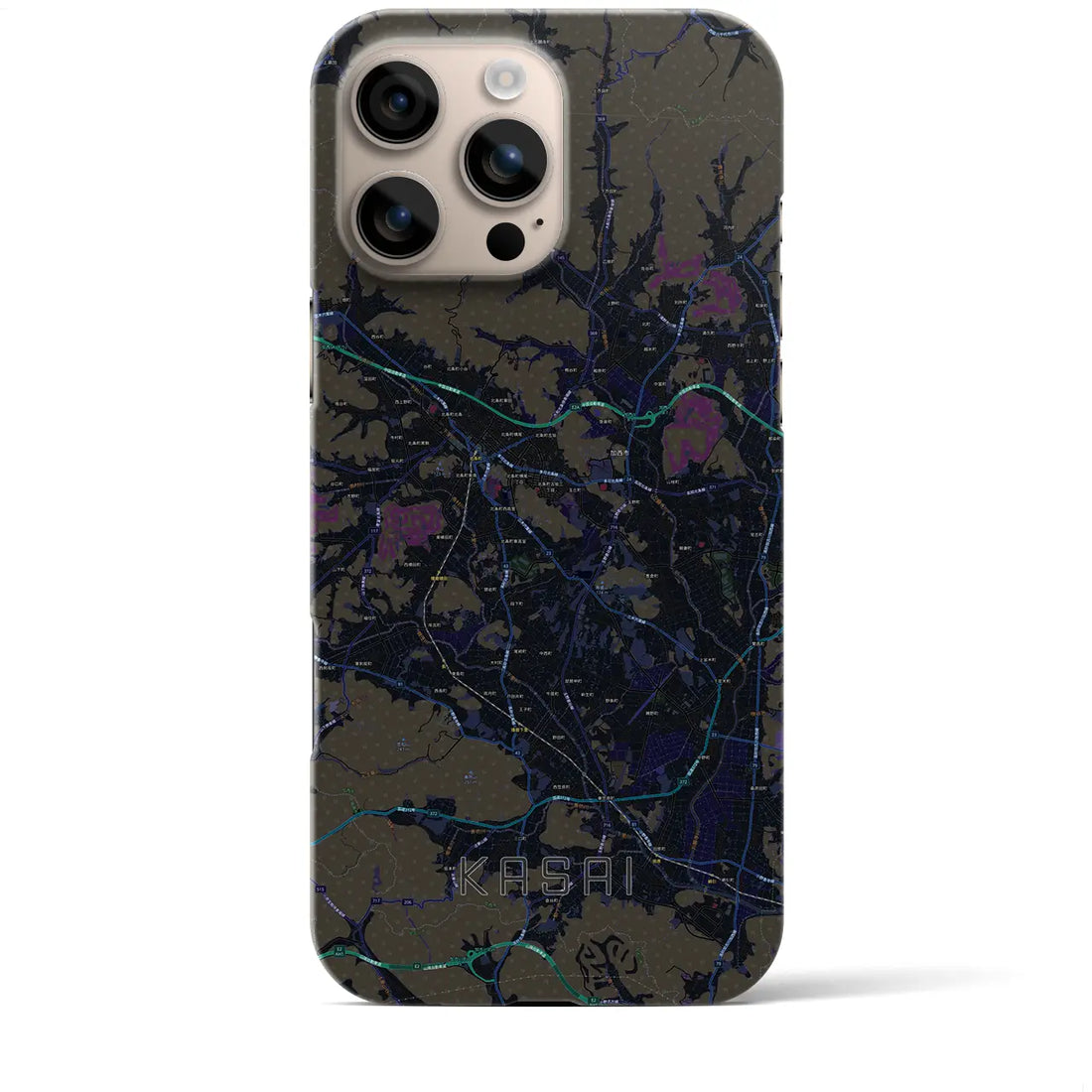 【加西(兵庫県)】地図柄iPhoneケース(バックカバータイプ)