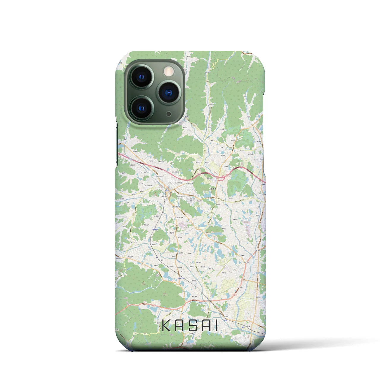 【加西(兵庫県)】地図柄iPhoneケース(バックカバータイプ)