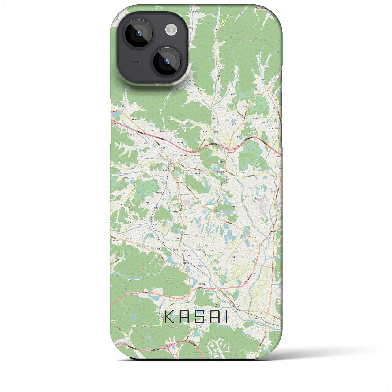 【加西(兵庫県)】地図柄iPhoneケース(バックカバータイプ)